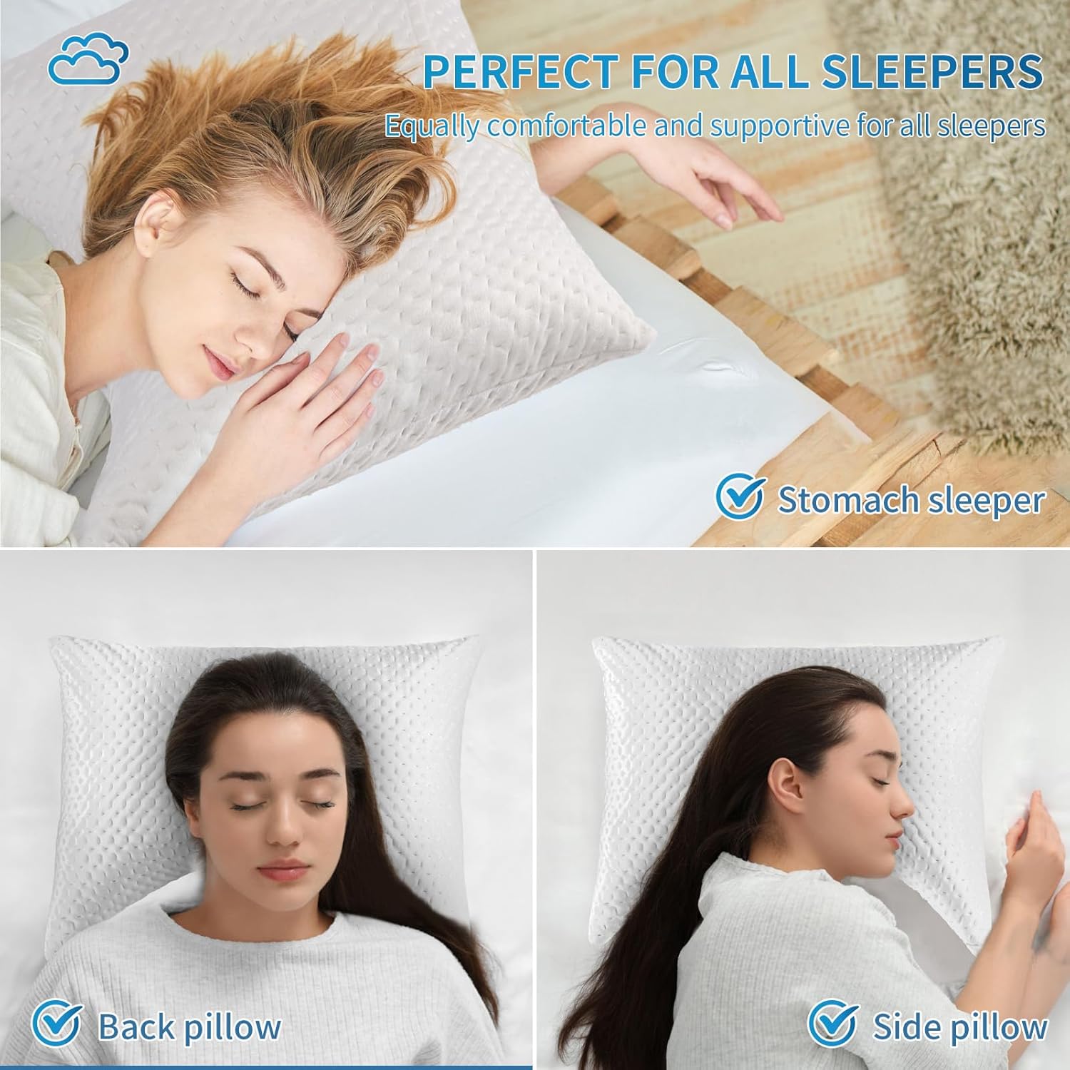 HZYAMZ Cotton Travel Neck Pillow for Camping and Travel