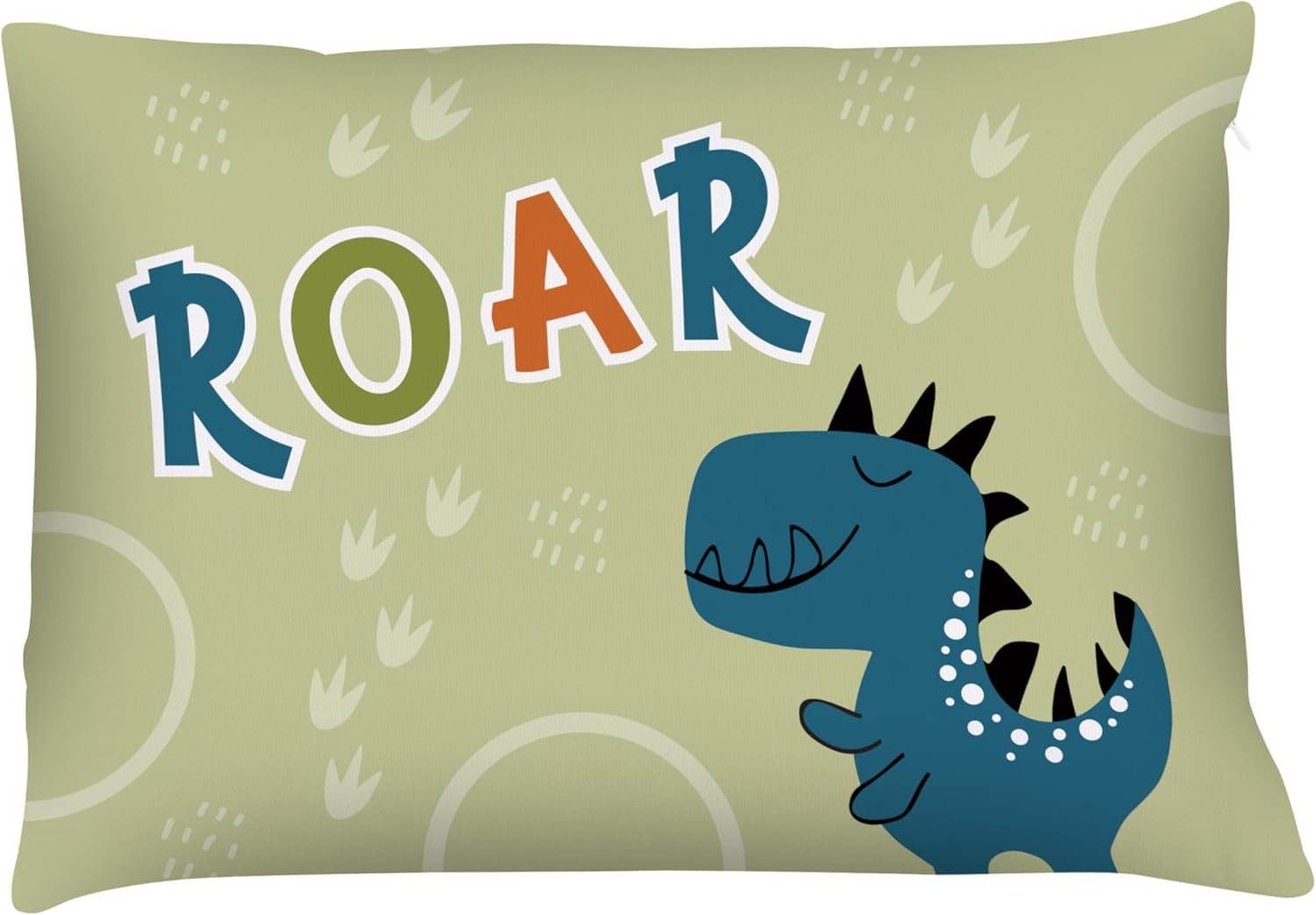 Kids Dinosaur Throw Pillow - Double Sided - Printed in USA