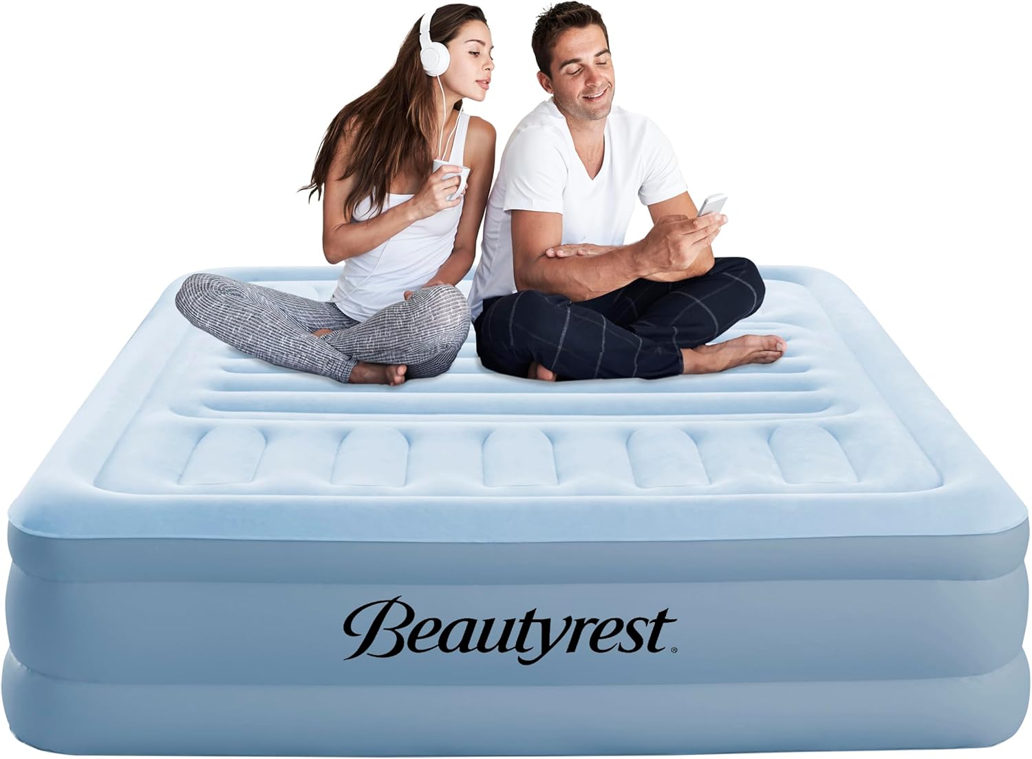 Beautyrest Silver Supreme 18 Queen Air Mattress with Pump