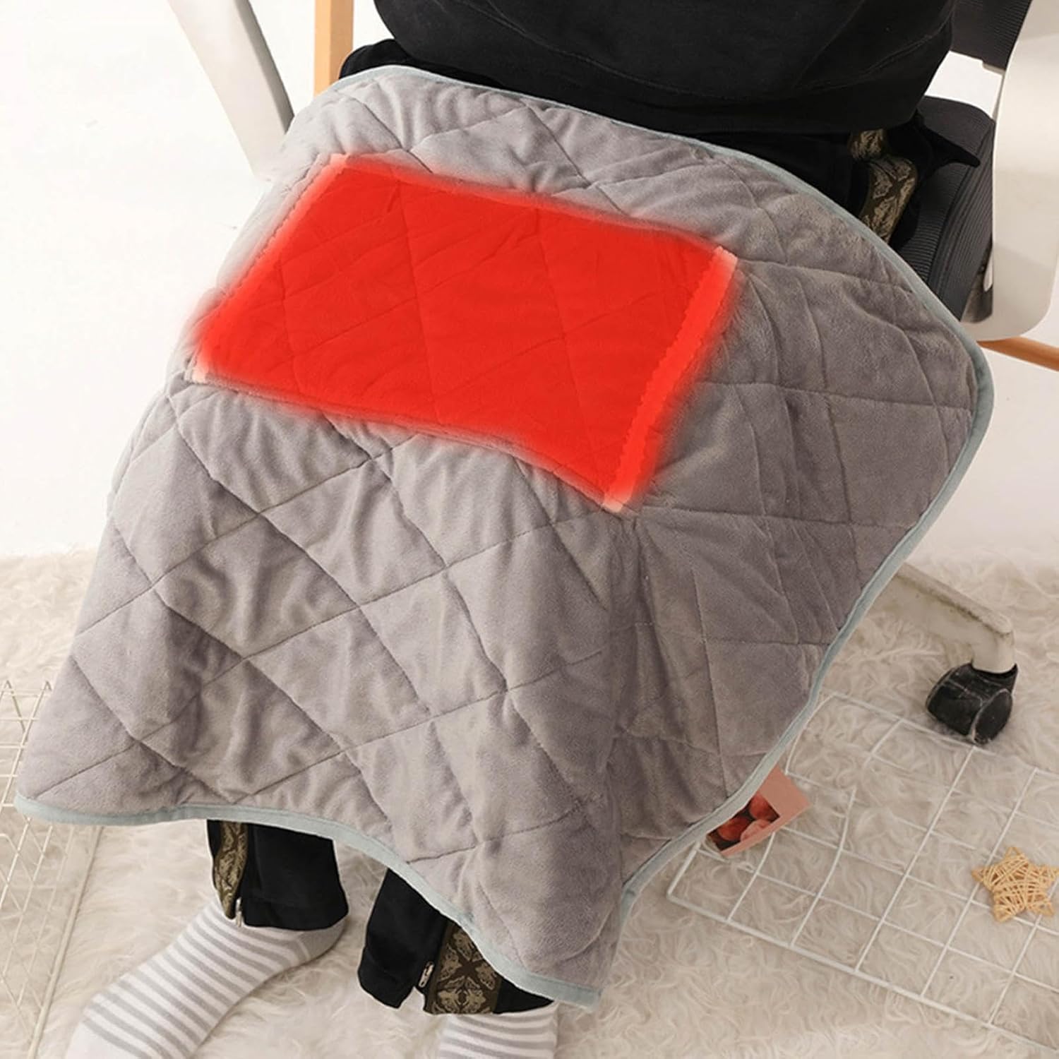 kakina CMSX Heated Blanket with Hand Pocket