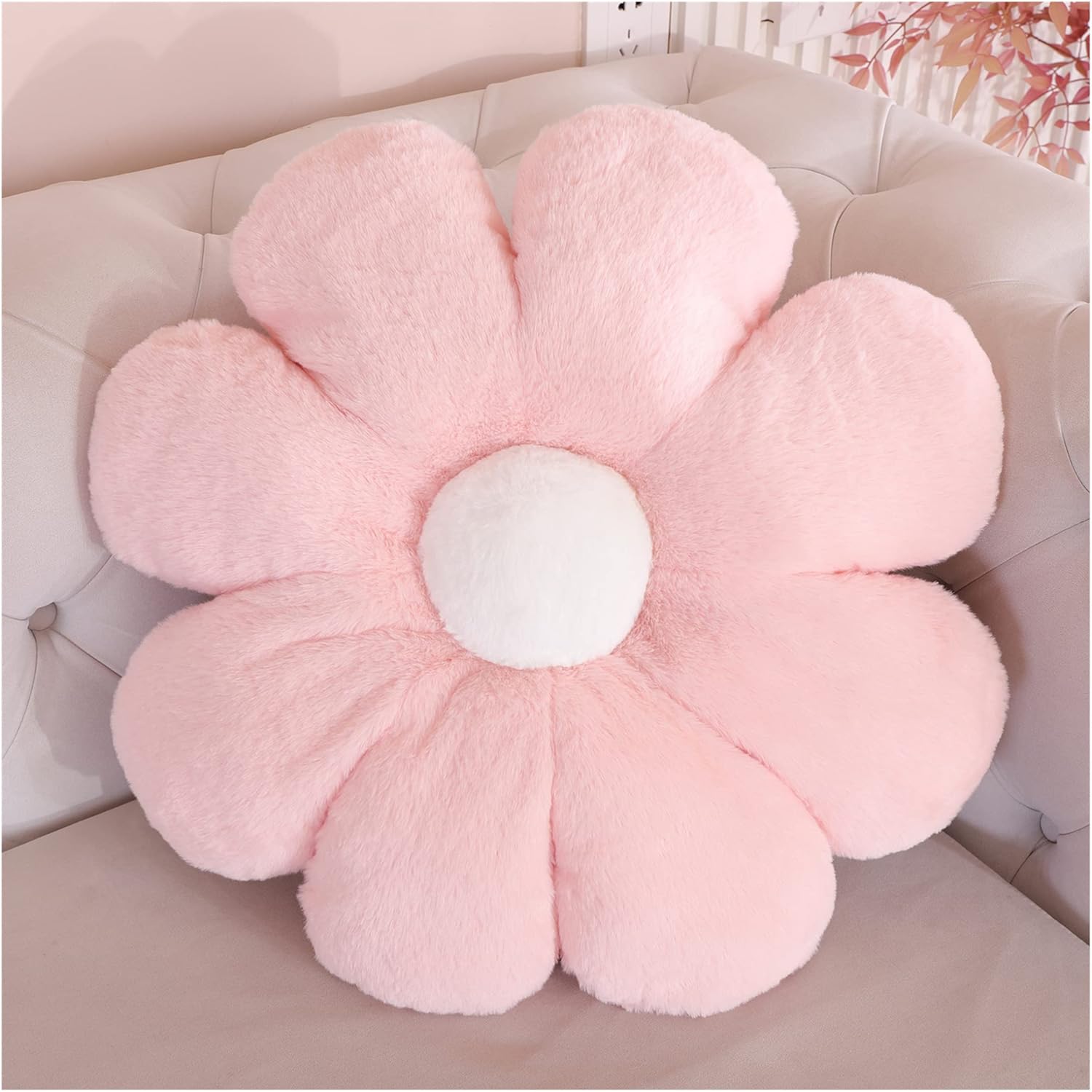 AZCHEN Flower Pillow Decorative Throw Pillow Plush