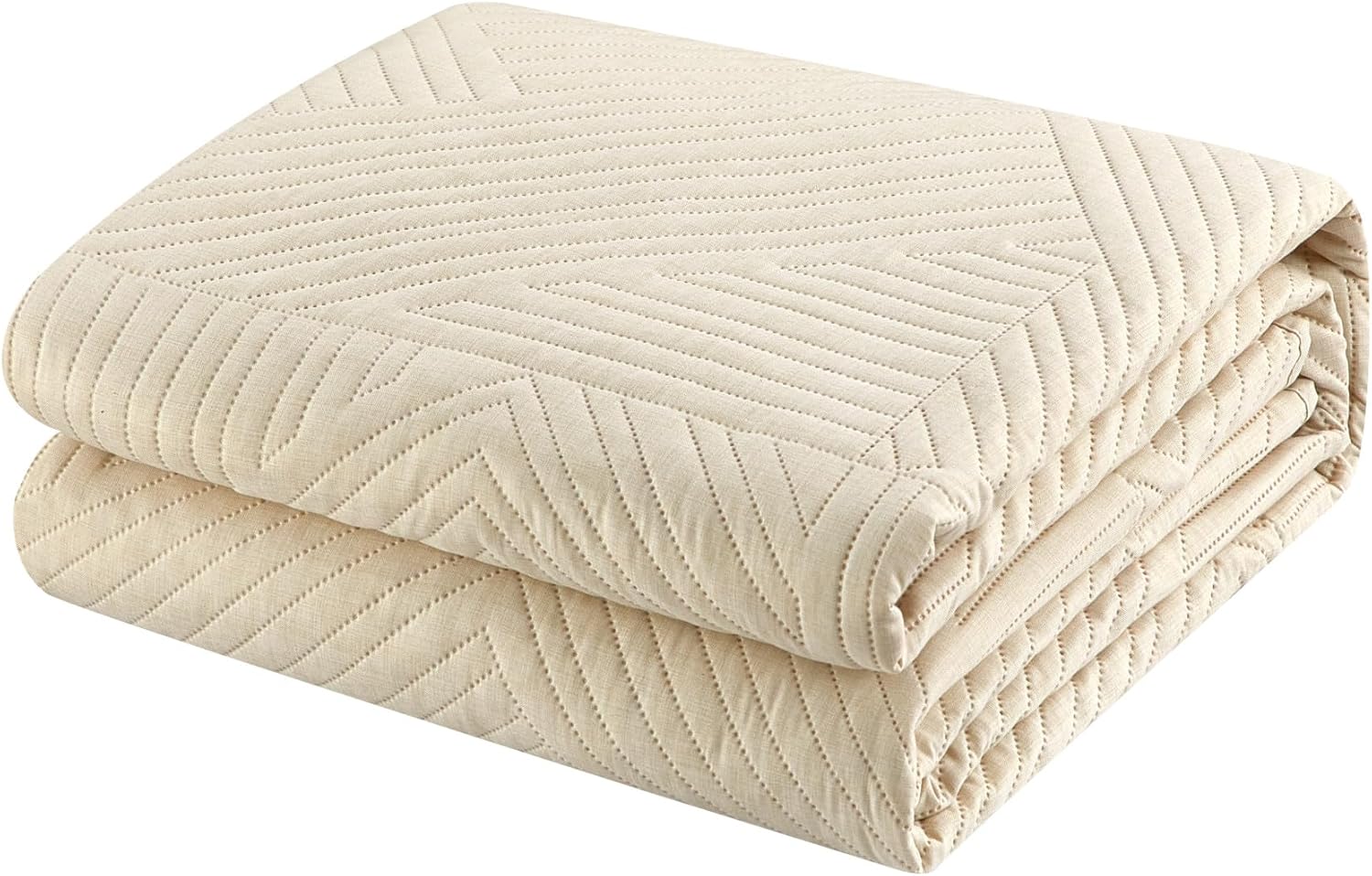 Chic Home Sianna 3 Piece Queen Quilt Set - Beige
