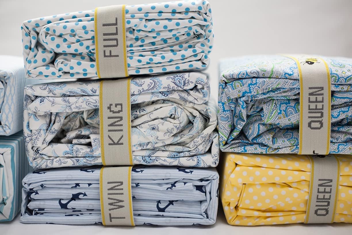 Sheet Keeper USA Made - Queen Size Sheet Bands for Bedding