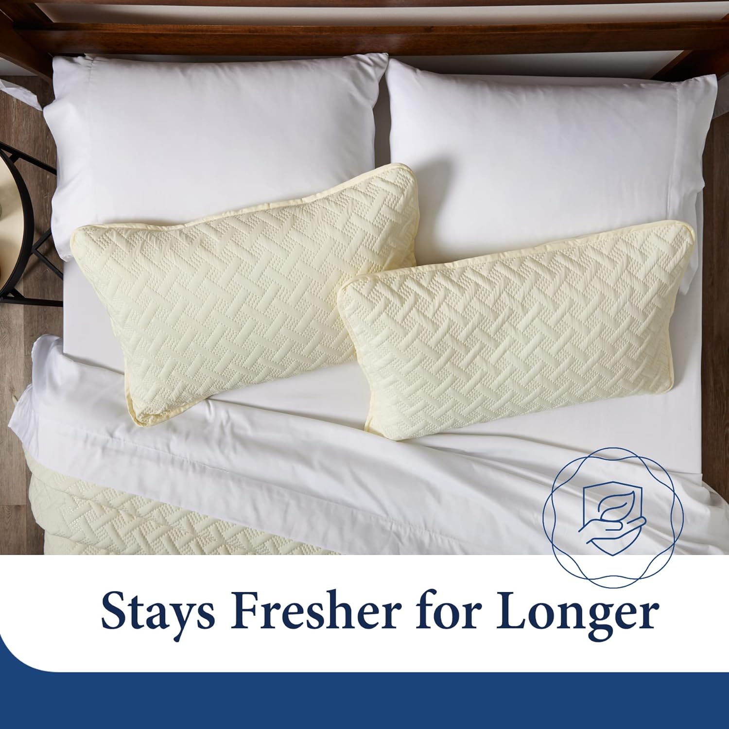 Cosy House Collection Bamboo Rayon Quilt Set 3-Piece