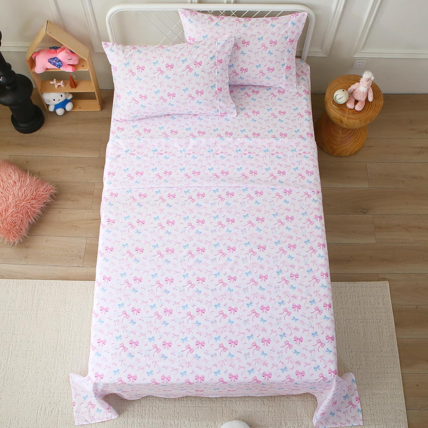 Softan Kids Bowknot Sheet Set 4 Piece