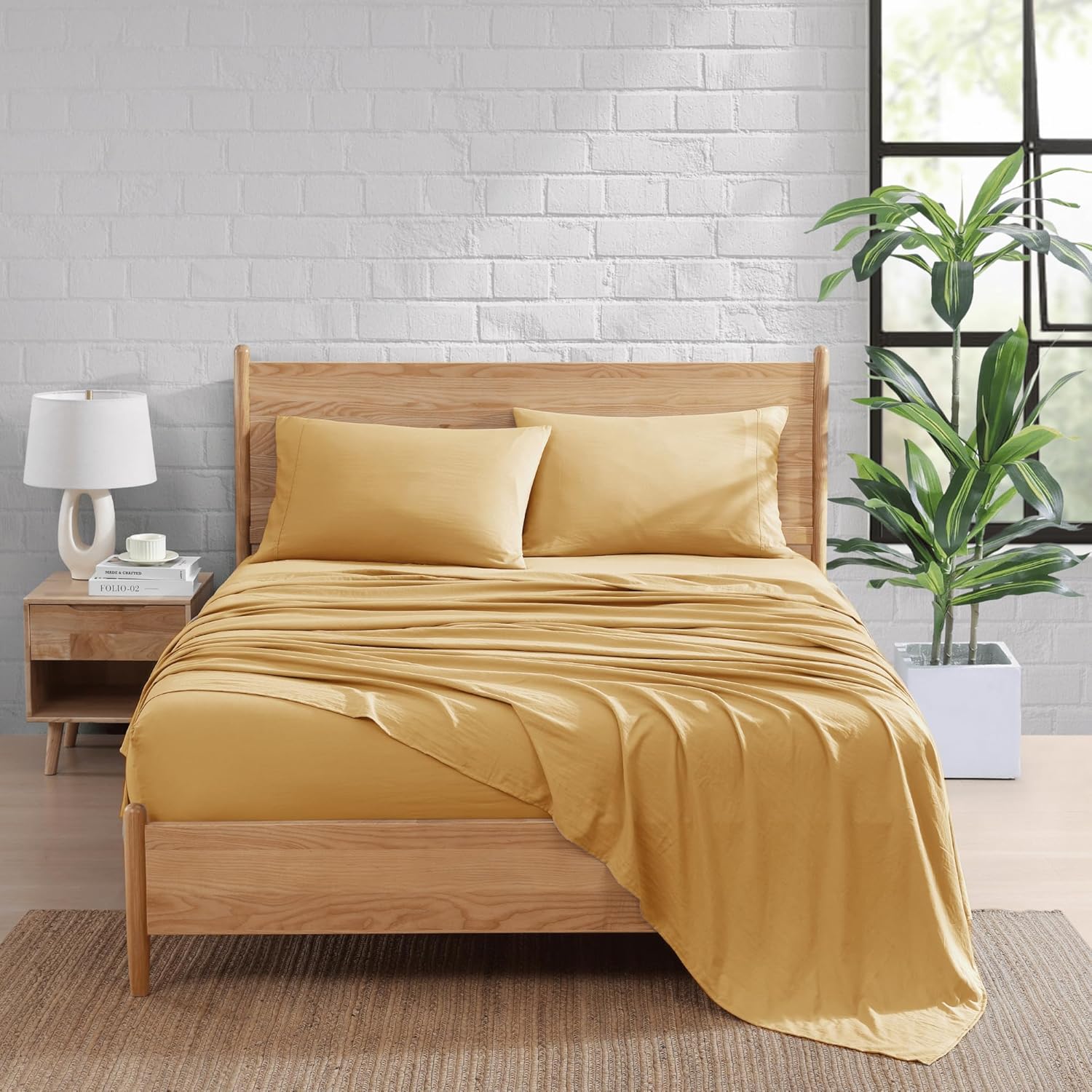 Casa Platino Twin XL Bed Sheet Set Breathable and Cooling