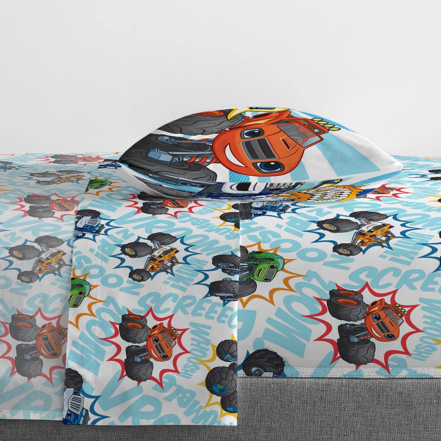 Jay Franco Blaze Toddler Sheet Set - 3 Piece Soft Comforter Set