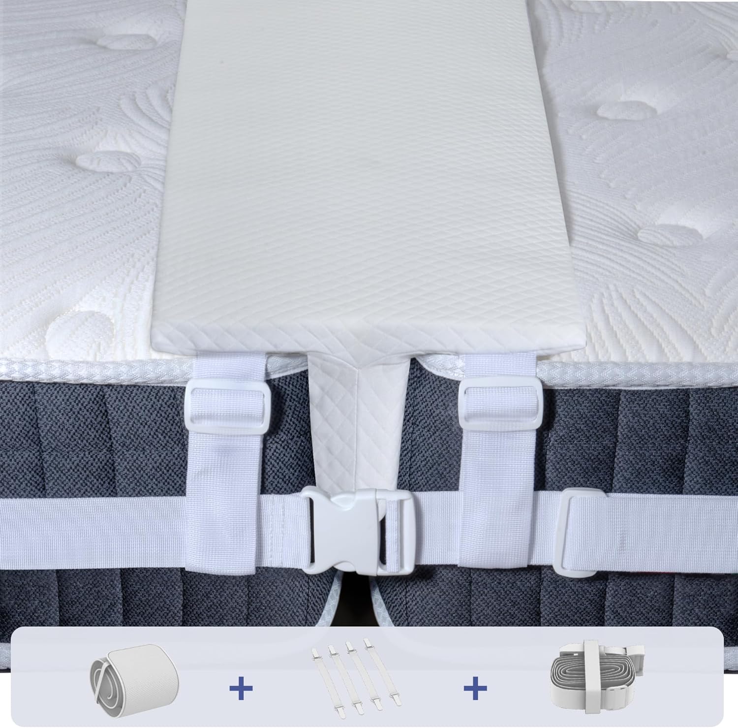 CZL Twin to King Bed Bridge Converter Kit with Strap