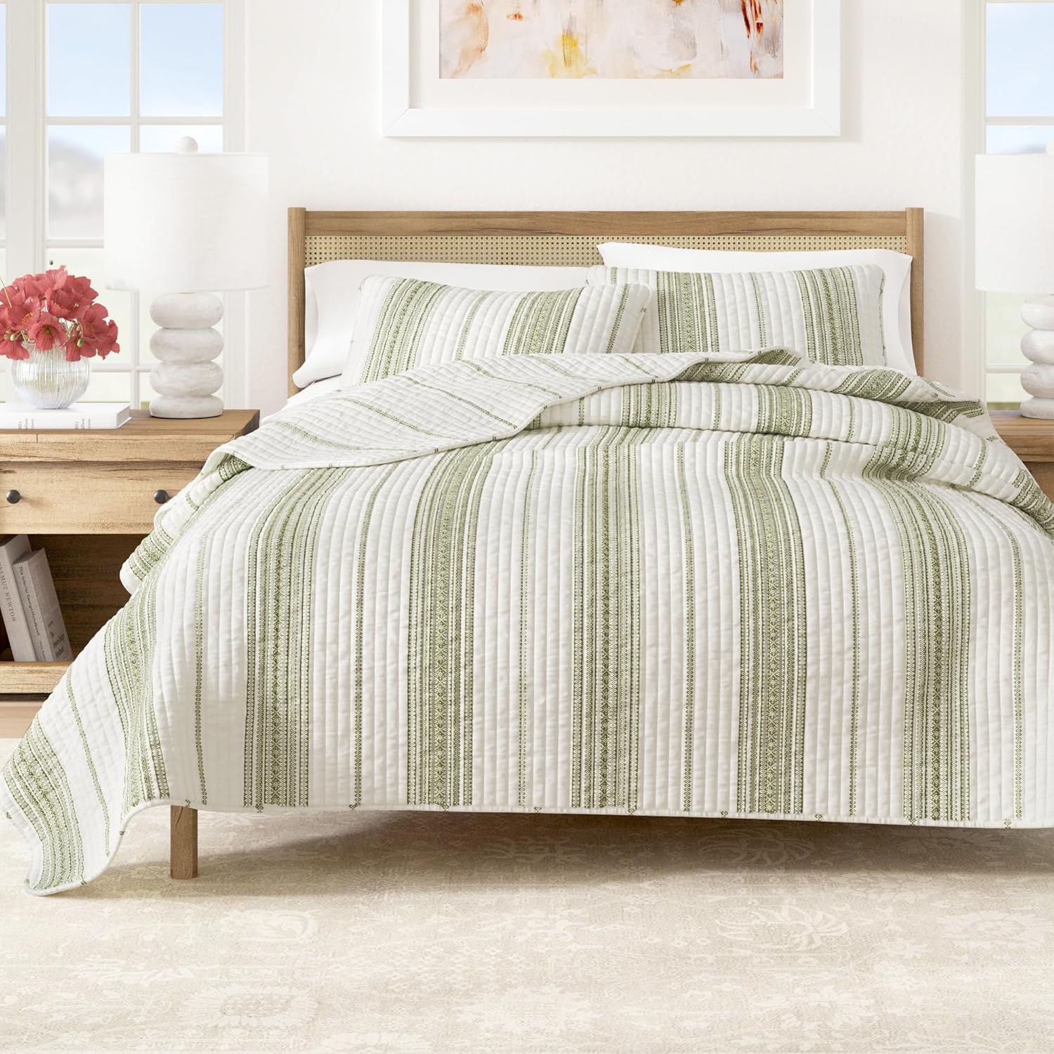 Great Bay Home TwinTwin XL Reversible Quilt Bedding Set