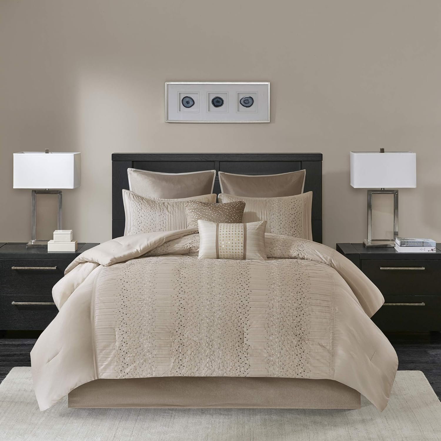 Madison Park Camelia Cozy Comforter Set 8 Piece 1