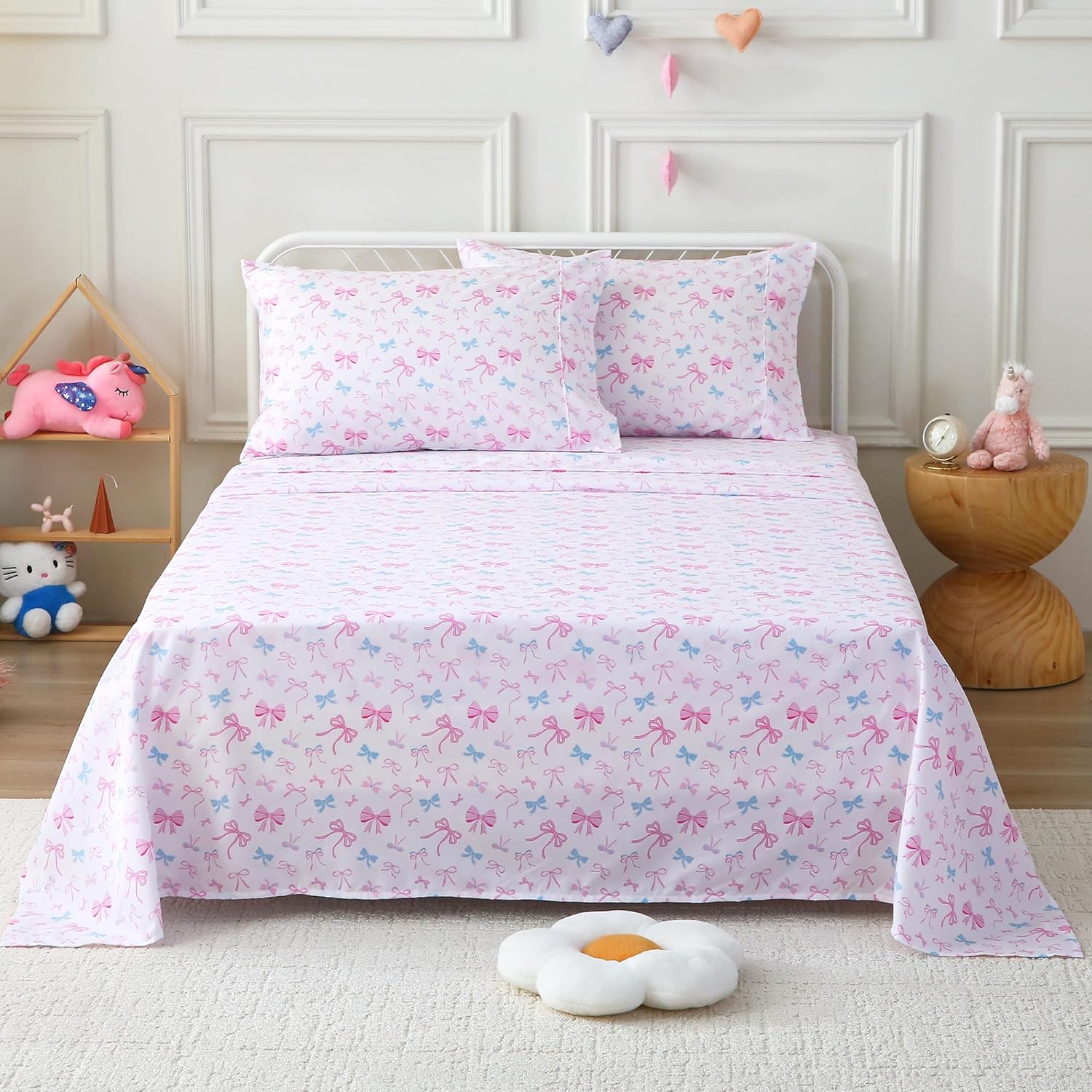 Softan Kids Bowknot Sheet Set 4 Piece