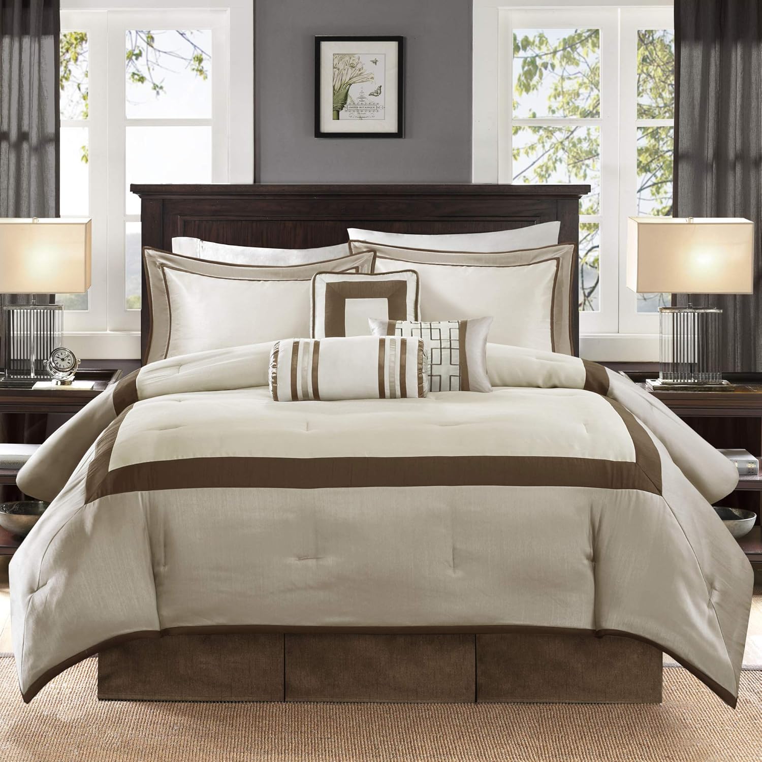 Madison Park Cozy Comforter Set - 7 Piece King