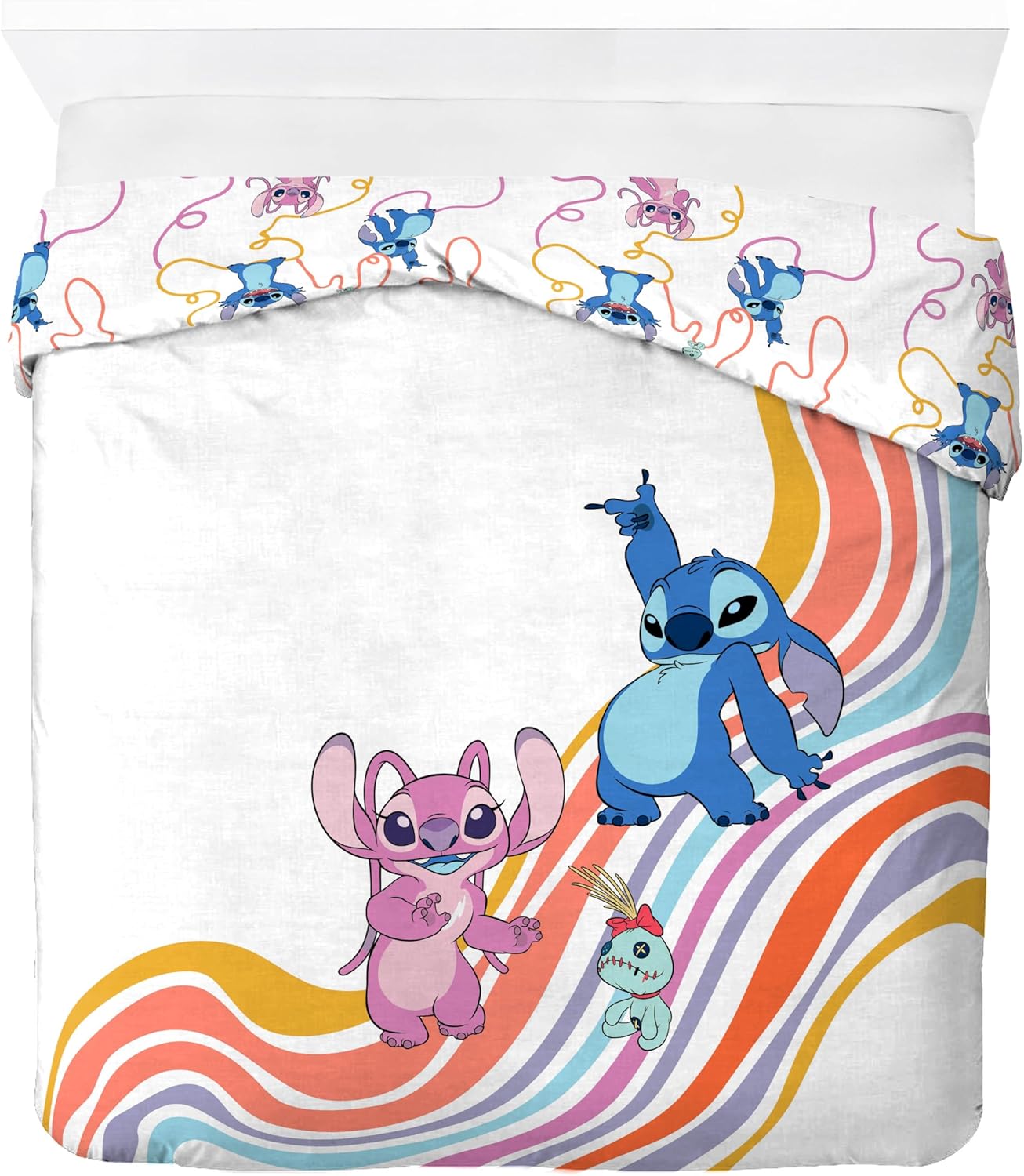 Jay Franco Duvet Cover Set Disney Lilo and Stitch Full Size