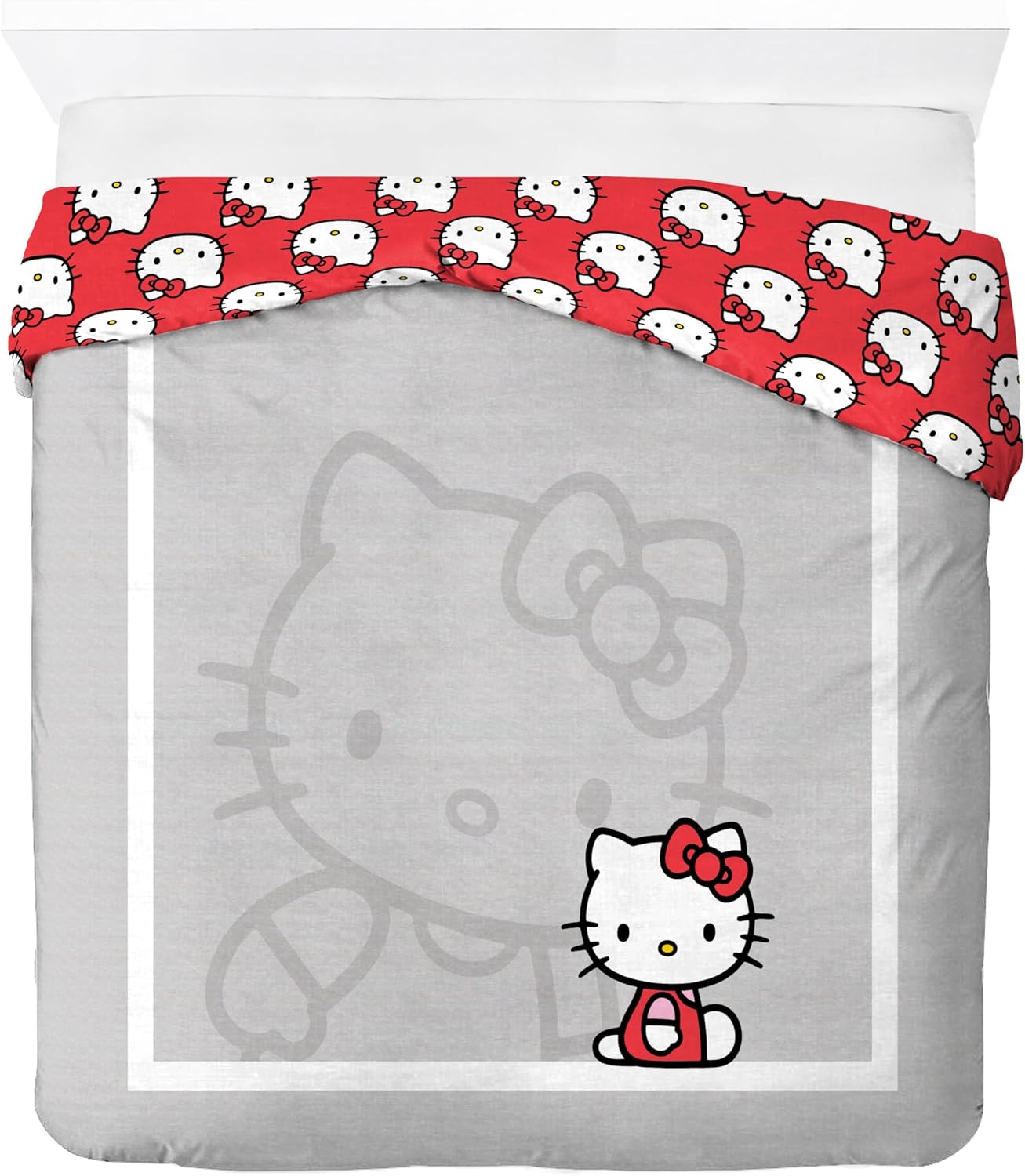 Jay Franco Hello Kitty Duvet Cover Set 3 Piece Queen