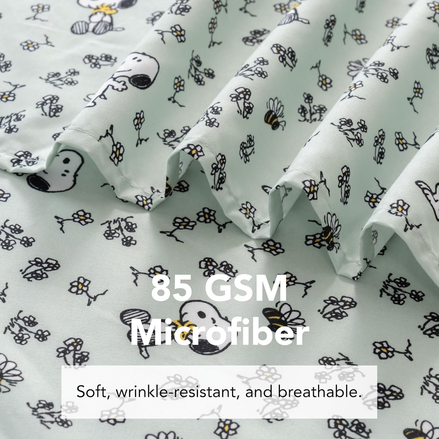 Berkshire Blanket Peanuts Kids Full Sheet Set