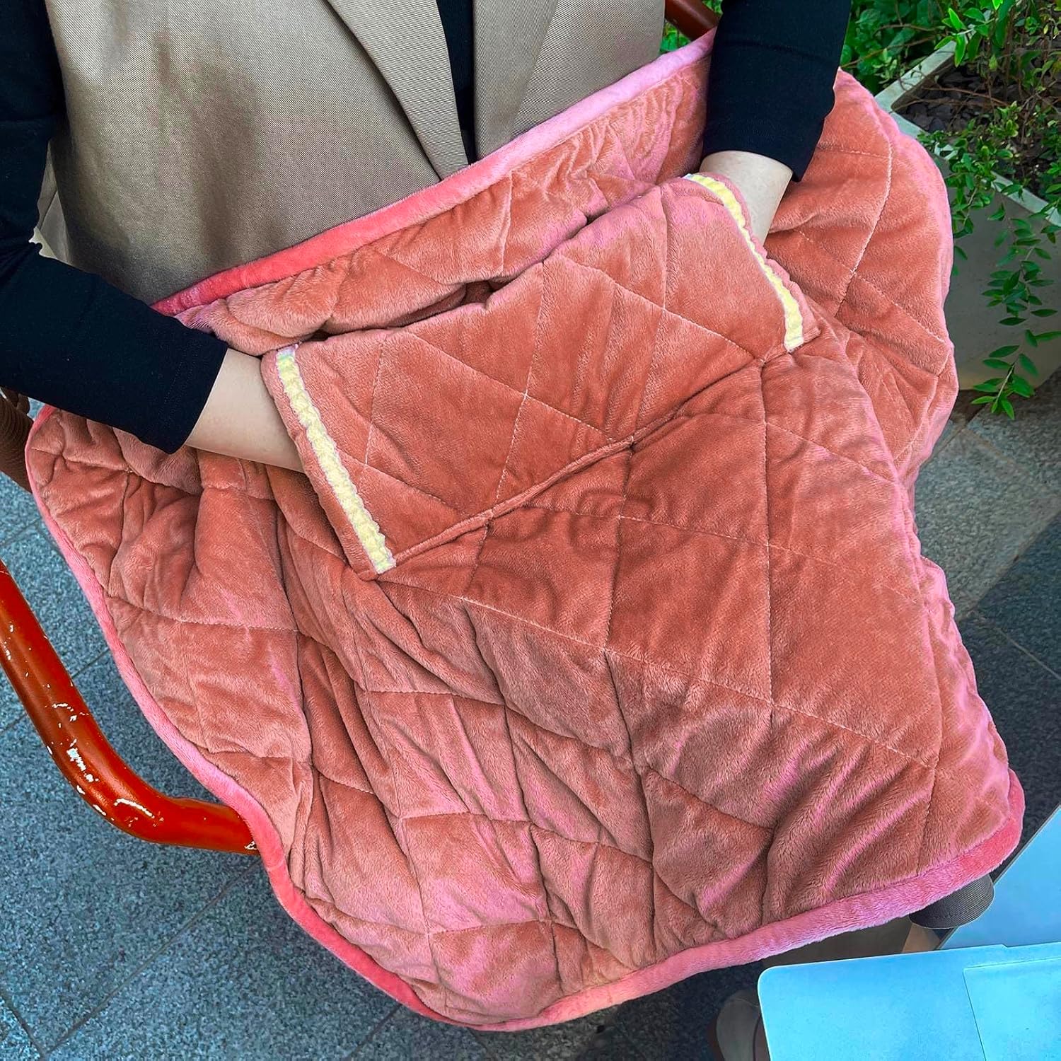 USB Heated Blanket Throw with Zipper for Winter