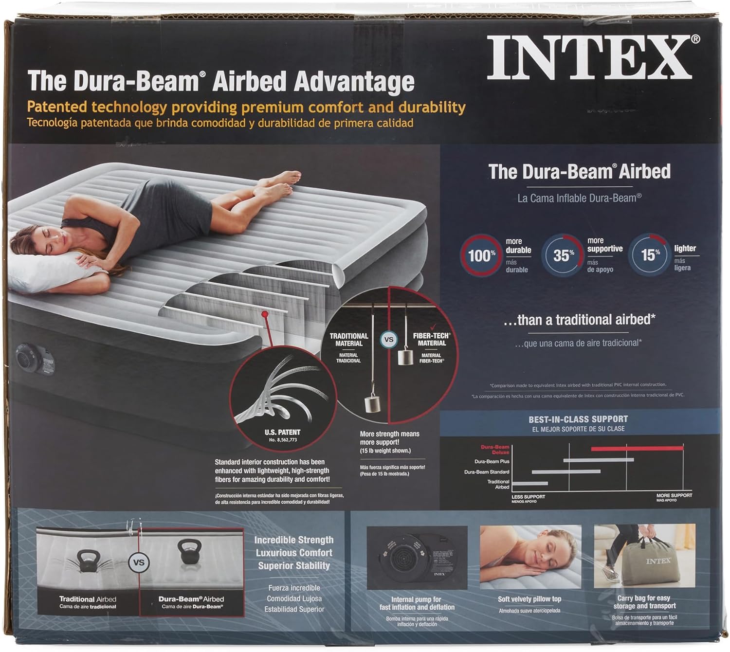 Intex 18-Inch King-Sized Air Mattress 2 Pack