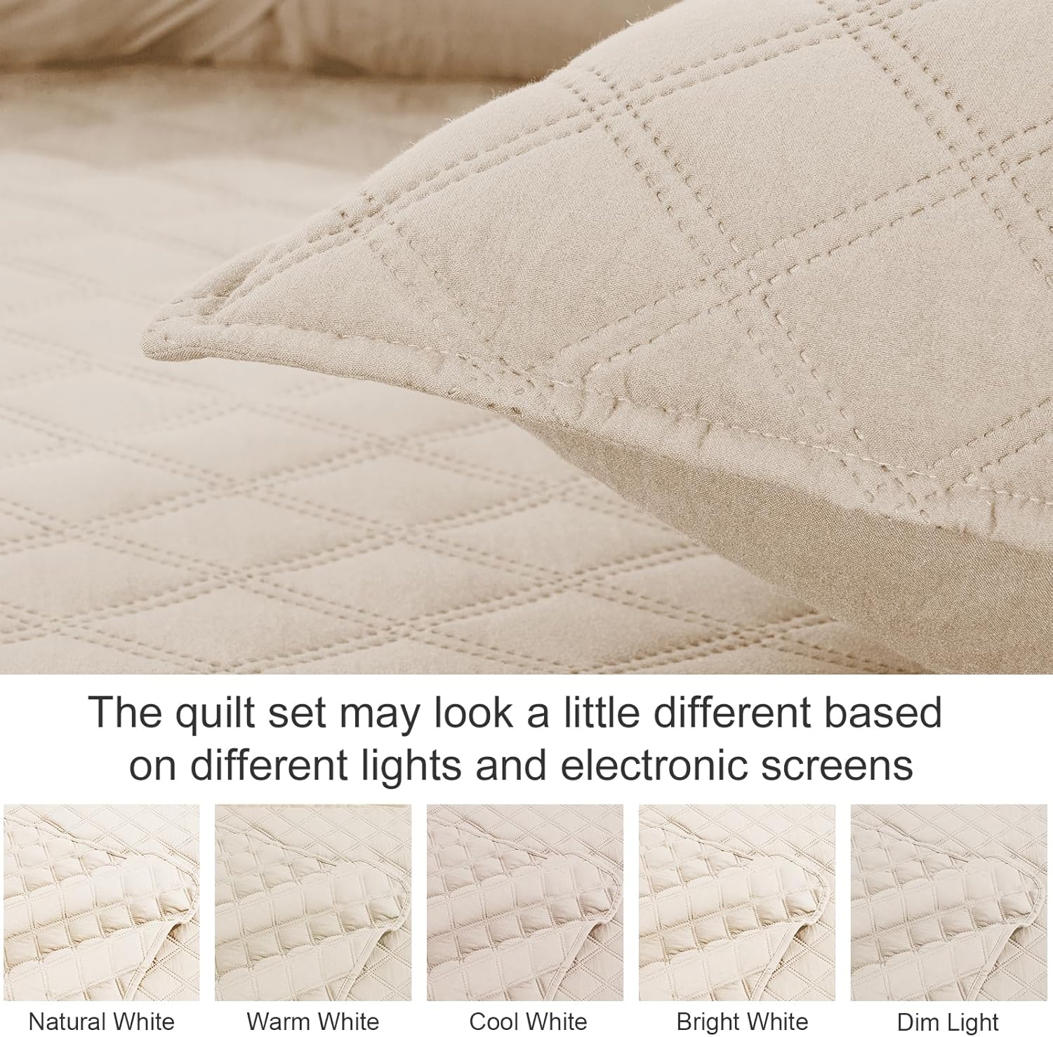 Exclusivo Mezcla Soft Quilt Set King Size 3 Pieces