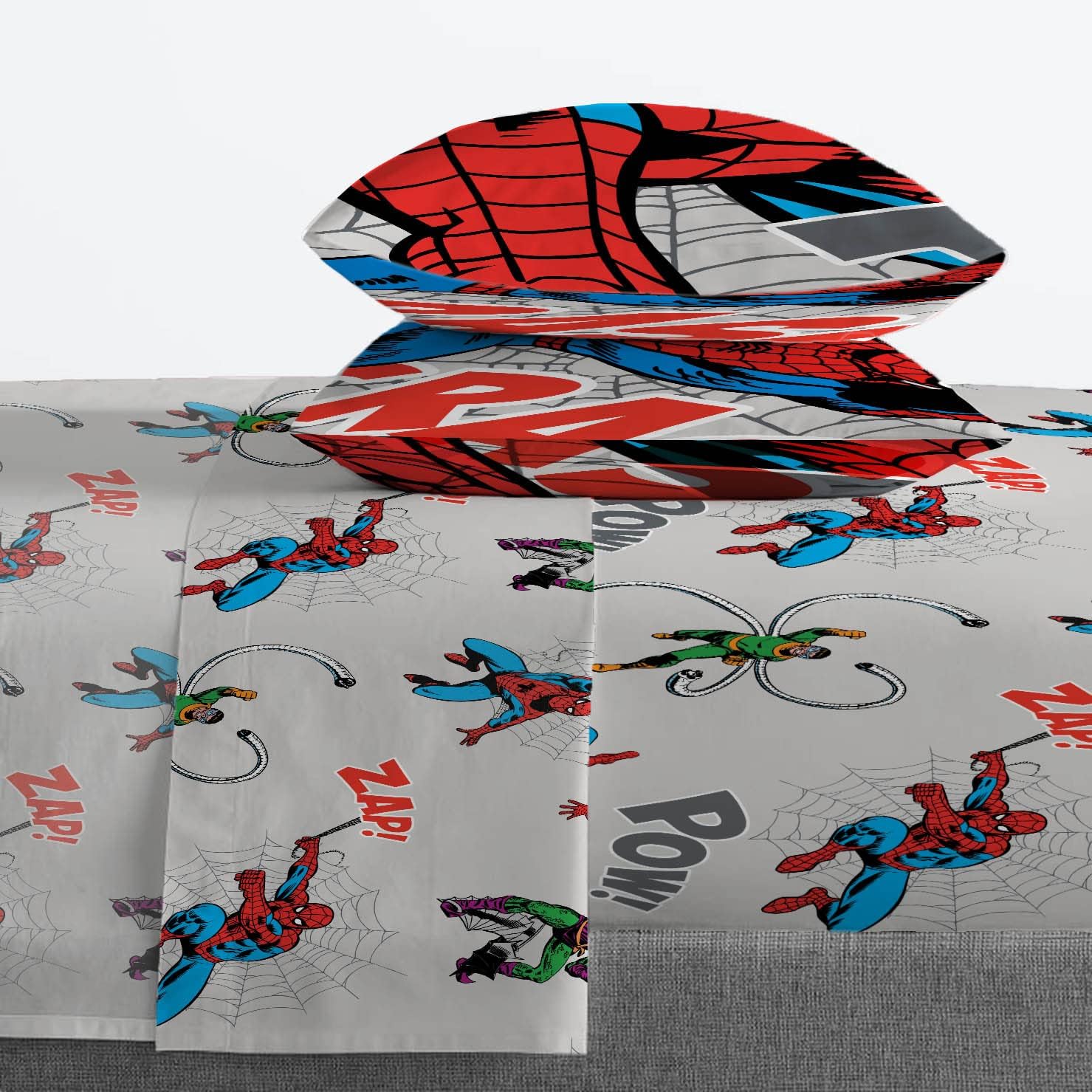 Marvel Spiderman Comforter Set - 7 Piece Full Size Bedding