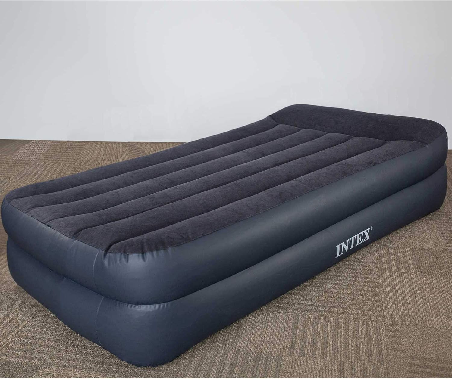Intex Raised Airbed with Electric Pump and Pillow Twin Size