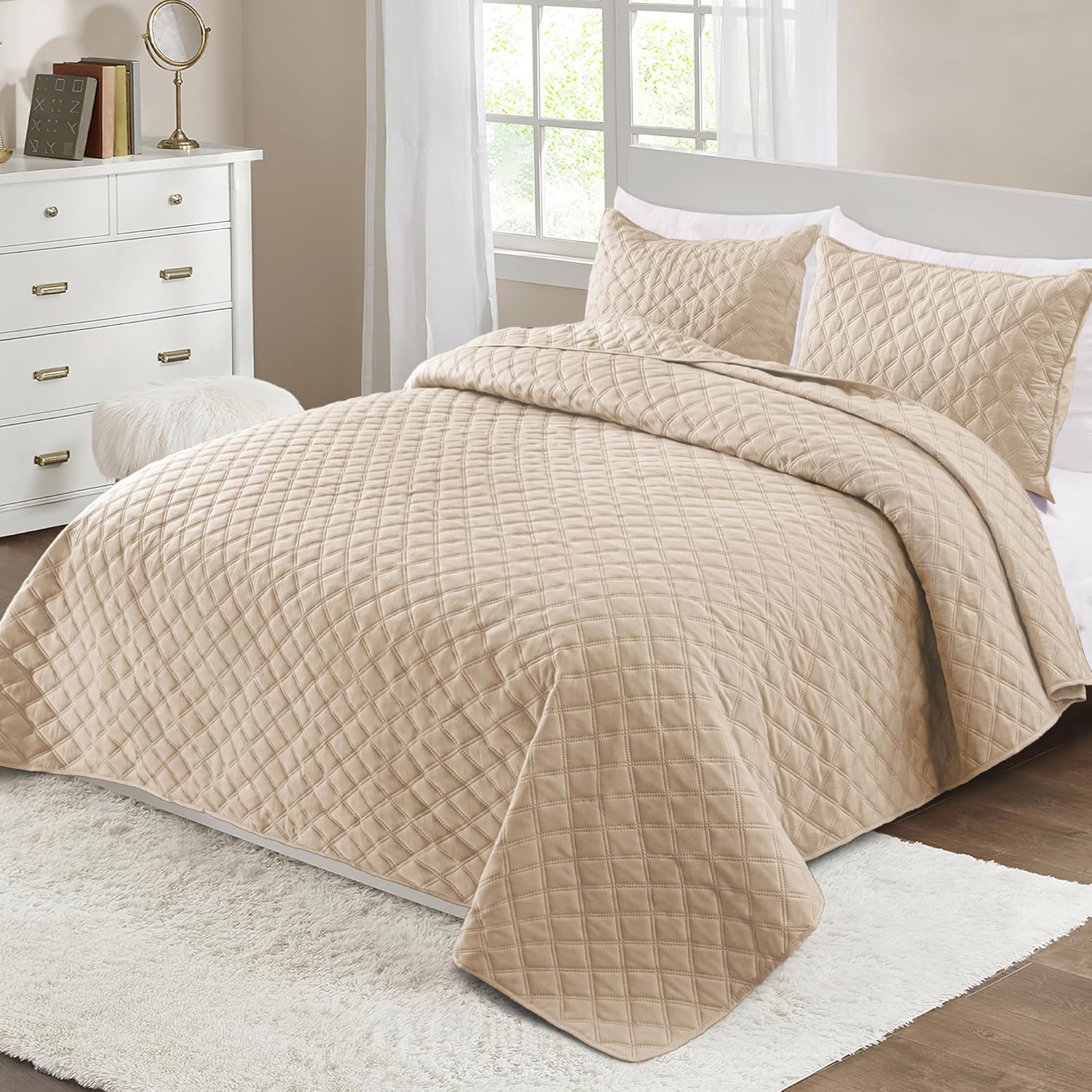 Exclusivo Mezcla Soft Quilt Set King Size 3 Pieces