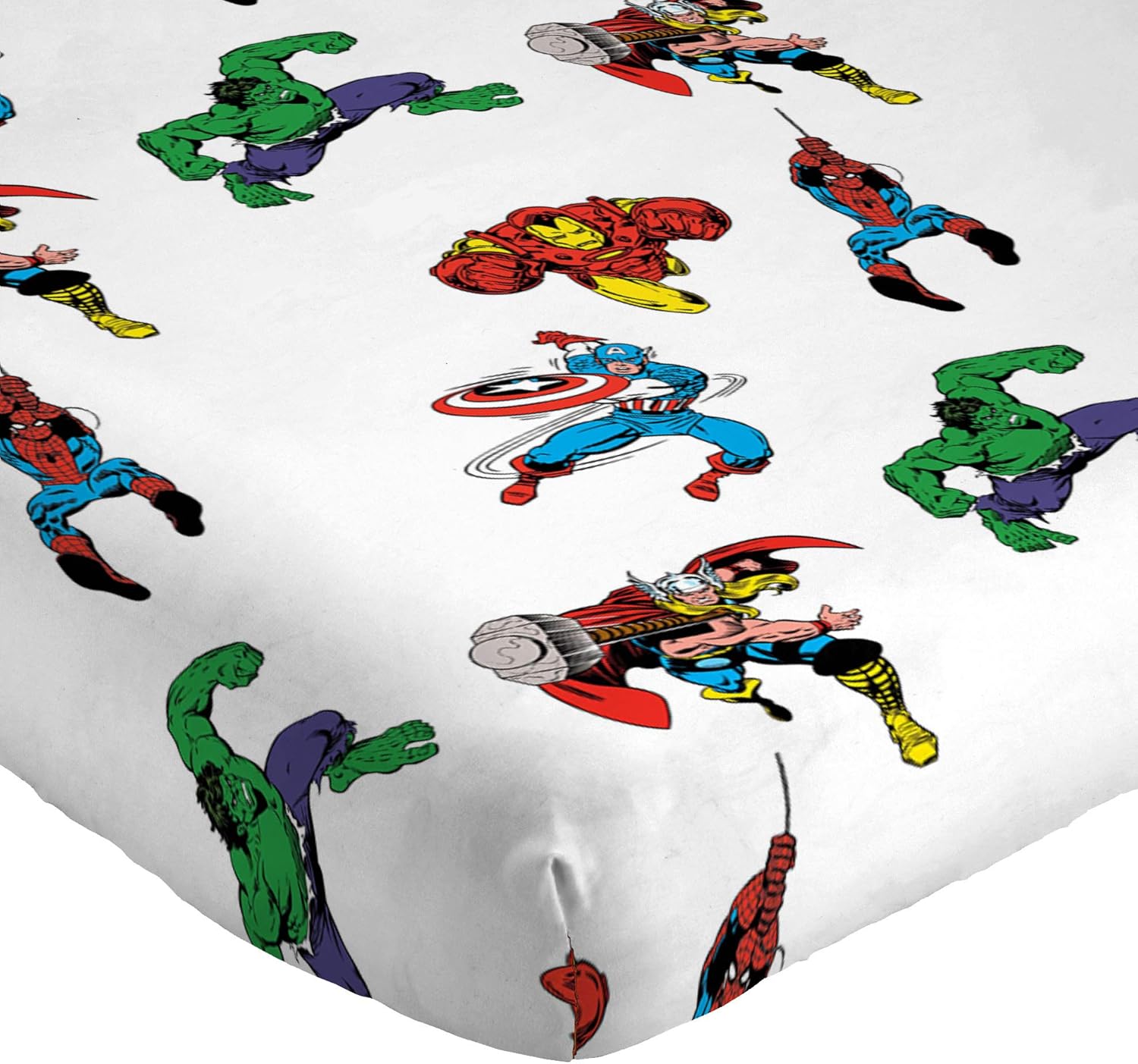 Jay Franco Marvel Avengers Twin Sheet Set - 3 Piece Super Soft and Cozy