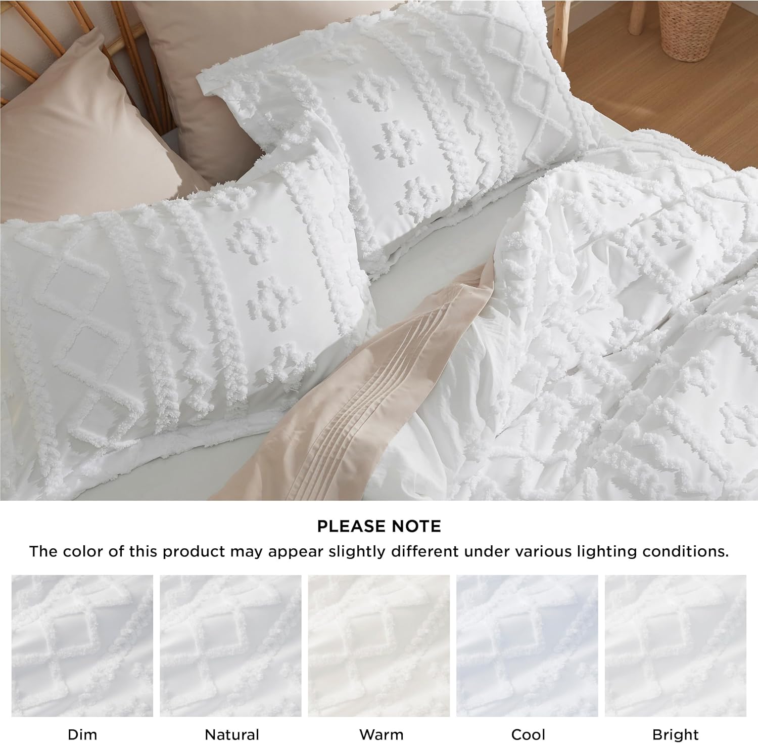 Bedsure Boho Kids Duvet Cover King Size