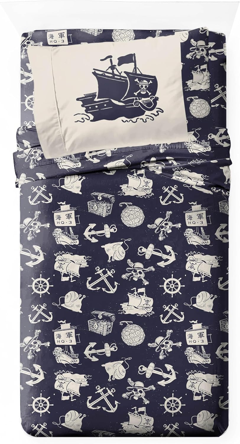Jay Franco One Piece Twin Sheet Set - 3 Piece Soft Microfiber Bedding