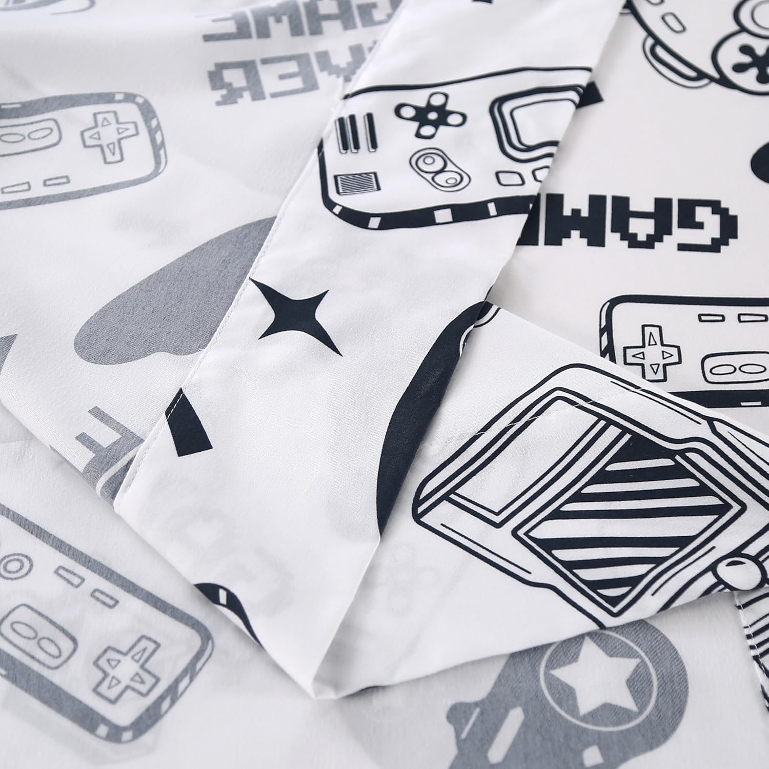 SDIII Gamer Bedding Sheet Set 4PCS Full Size for Kids