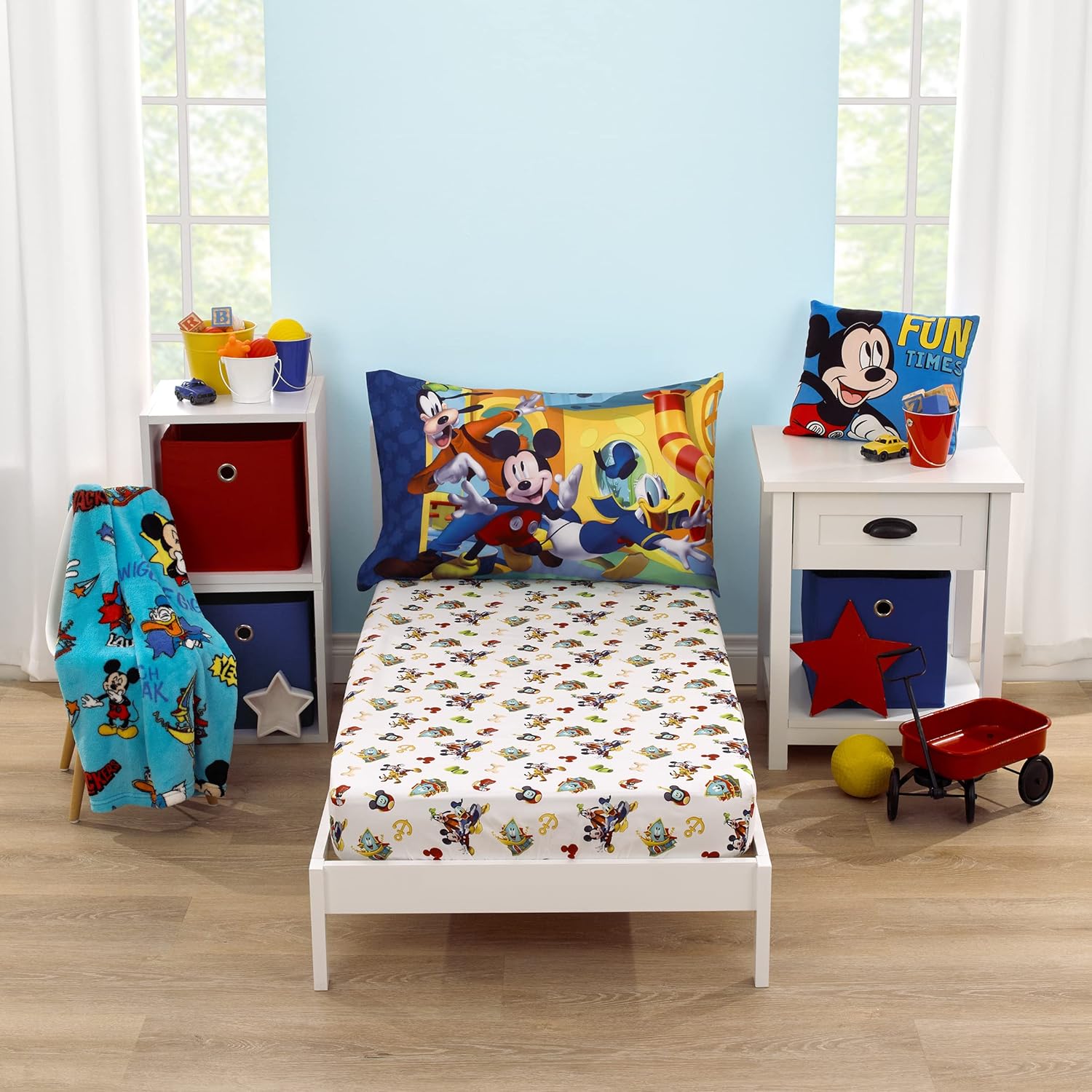 NoJo Disney Mickey Mouse Funhouse Sheet Set