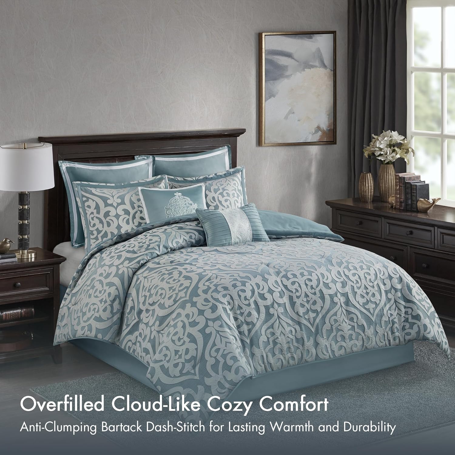 Madison Park Odette Cozy Comforter Set - Queen 90x90