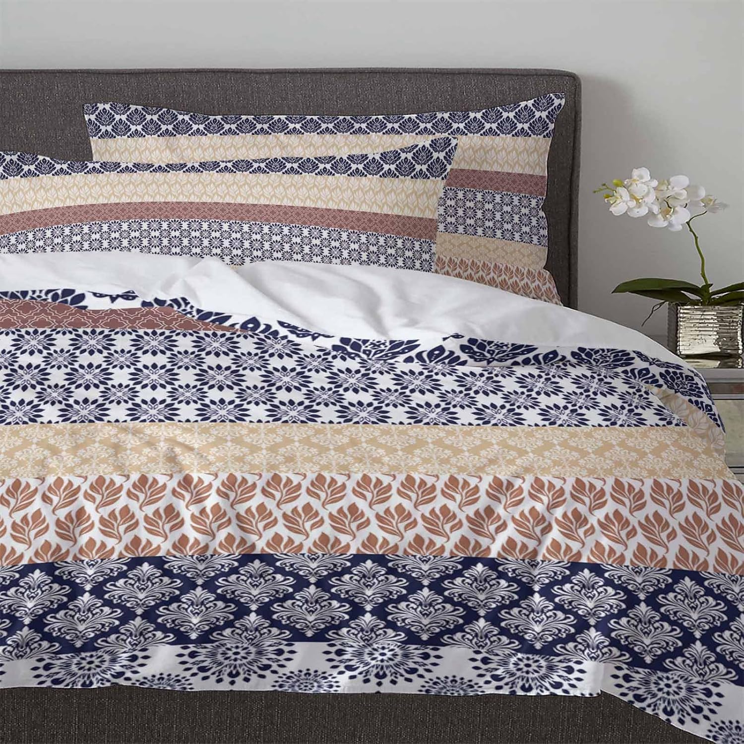 Boanket 3 Piece Queen Duvet Cover Set with Zipper