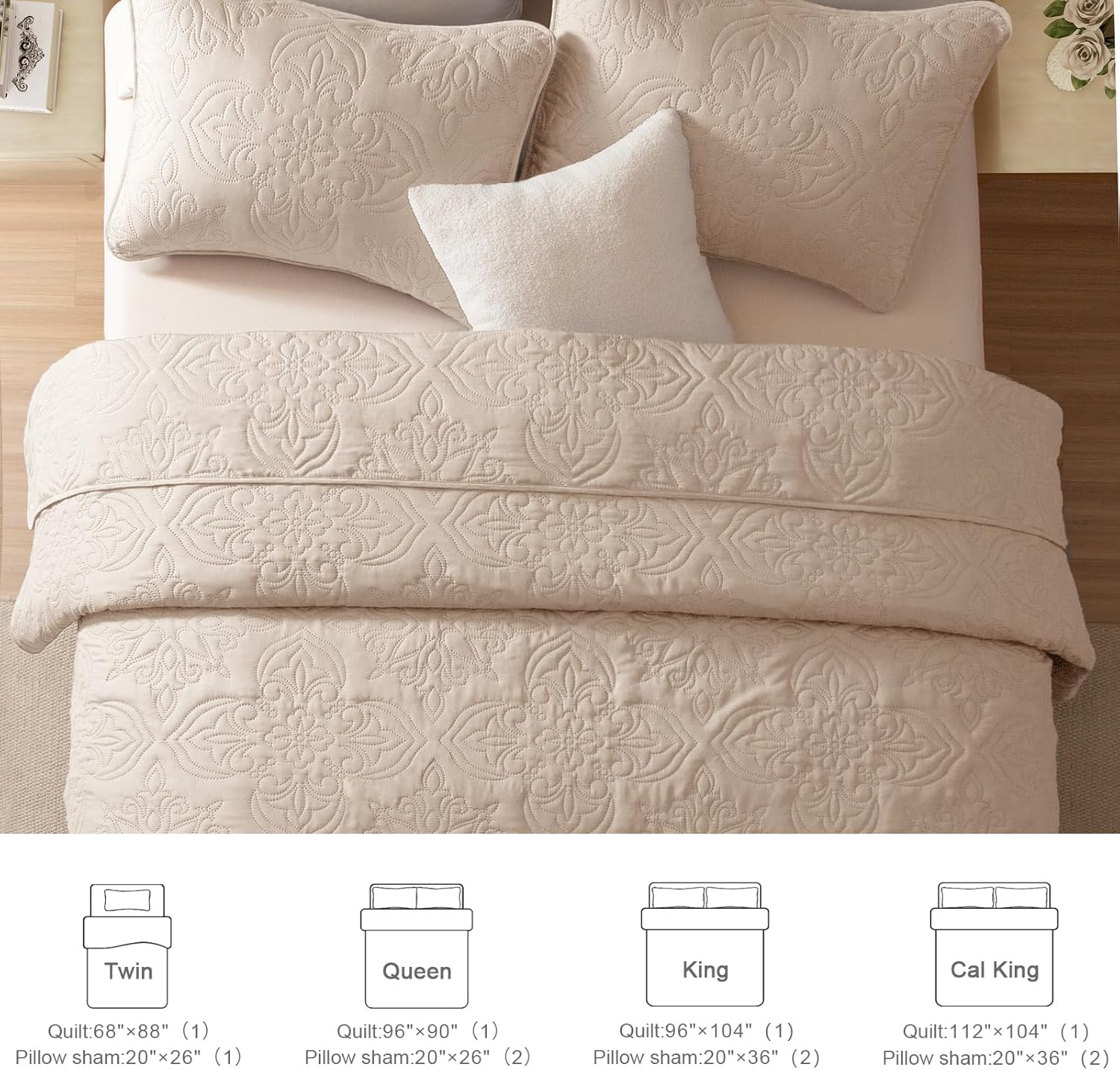 Whale Flotilla Soft Queen Quilt Bedding Set All Seasons