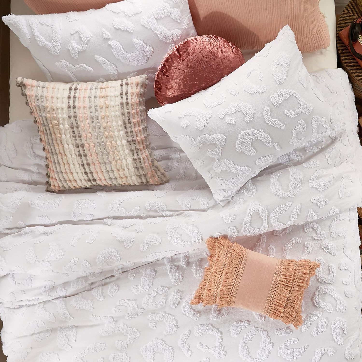 Peri Home 100 Cotton Comforter Set with Leopard Print