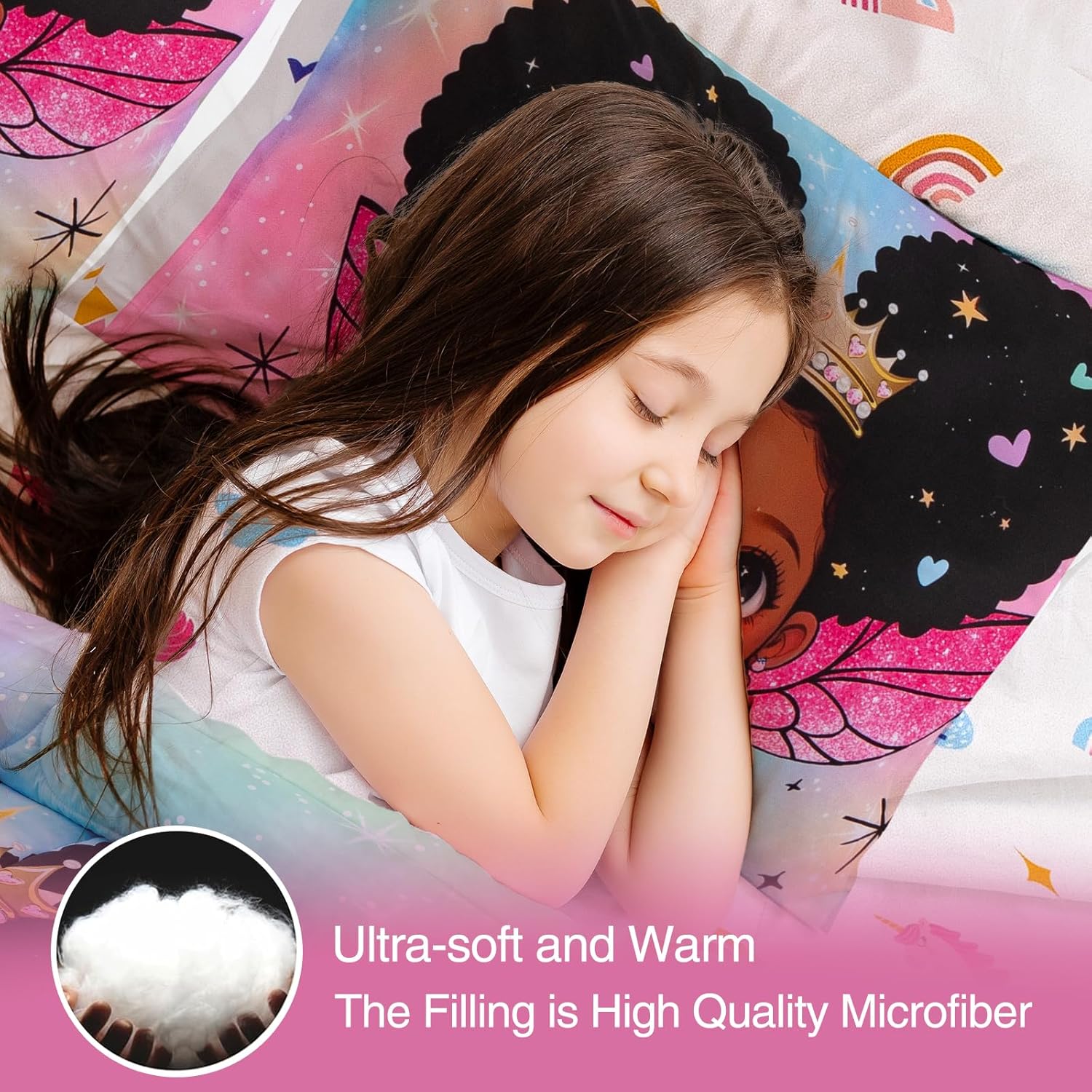 A Nice Night Princess Wings Comforter Set