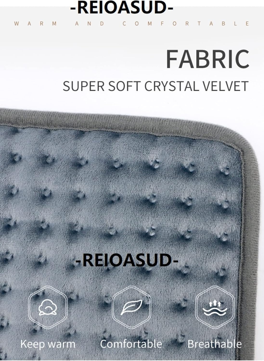 REIOASUD Heating Blanket with Timer Control
