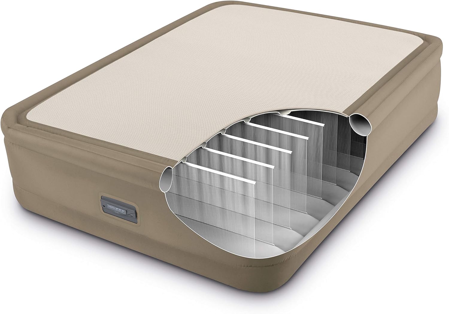 Intex ThermaLux Air Mattress Queen with Digital Pump