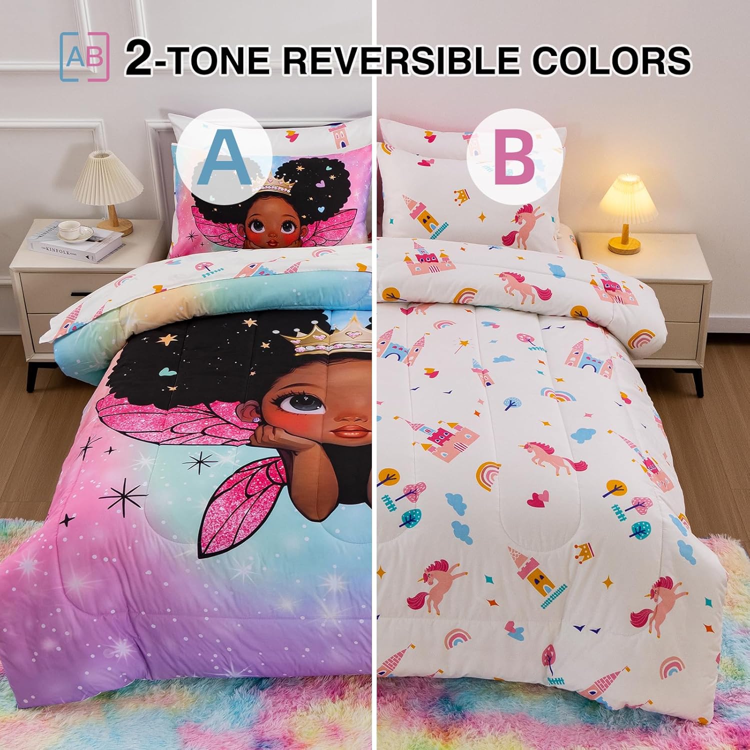 A Nice Night Princess Wings Comforter Set