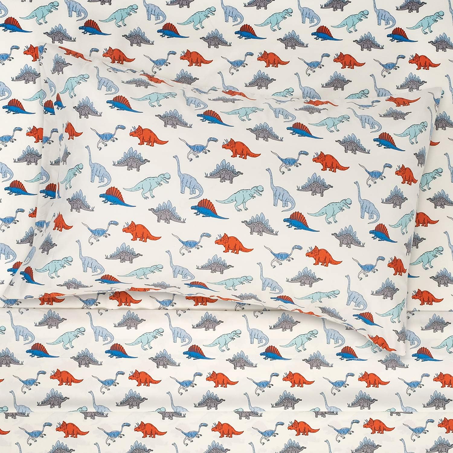 1500 Supreme Kids Bed Sheet Set - Twin XL Dinosaurs