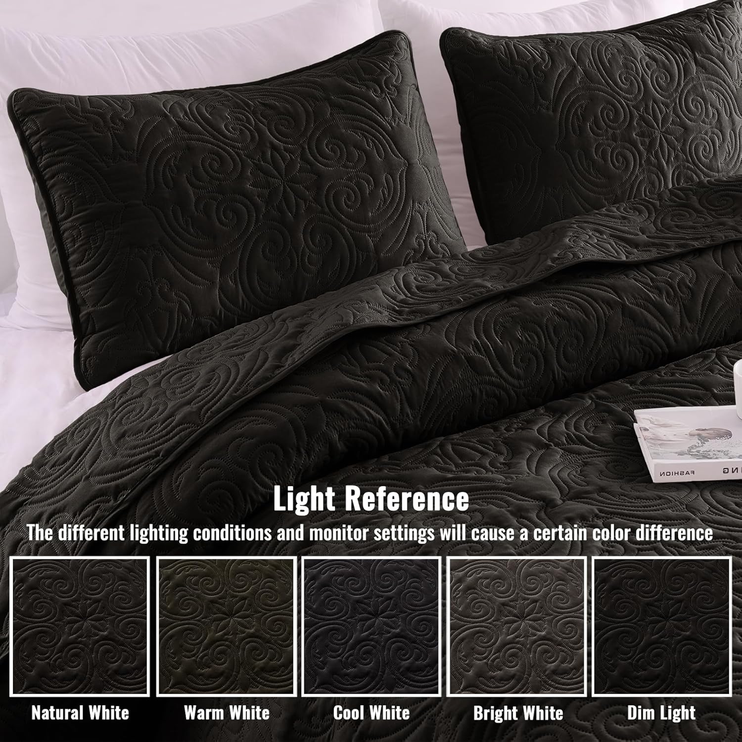 Exclusivo Mezcla King Size Quilt Set with Pillow Shams