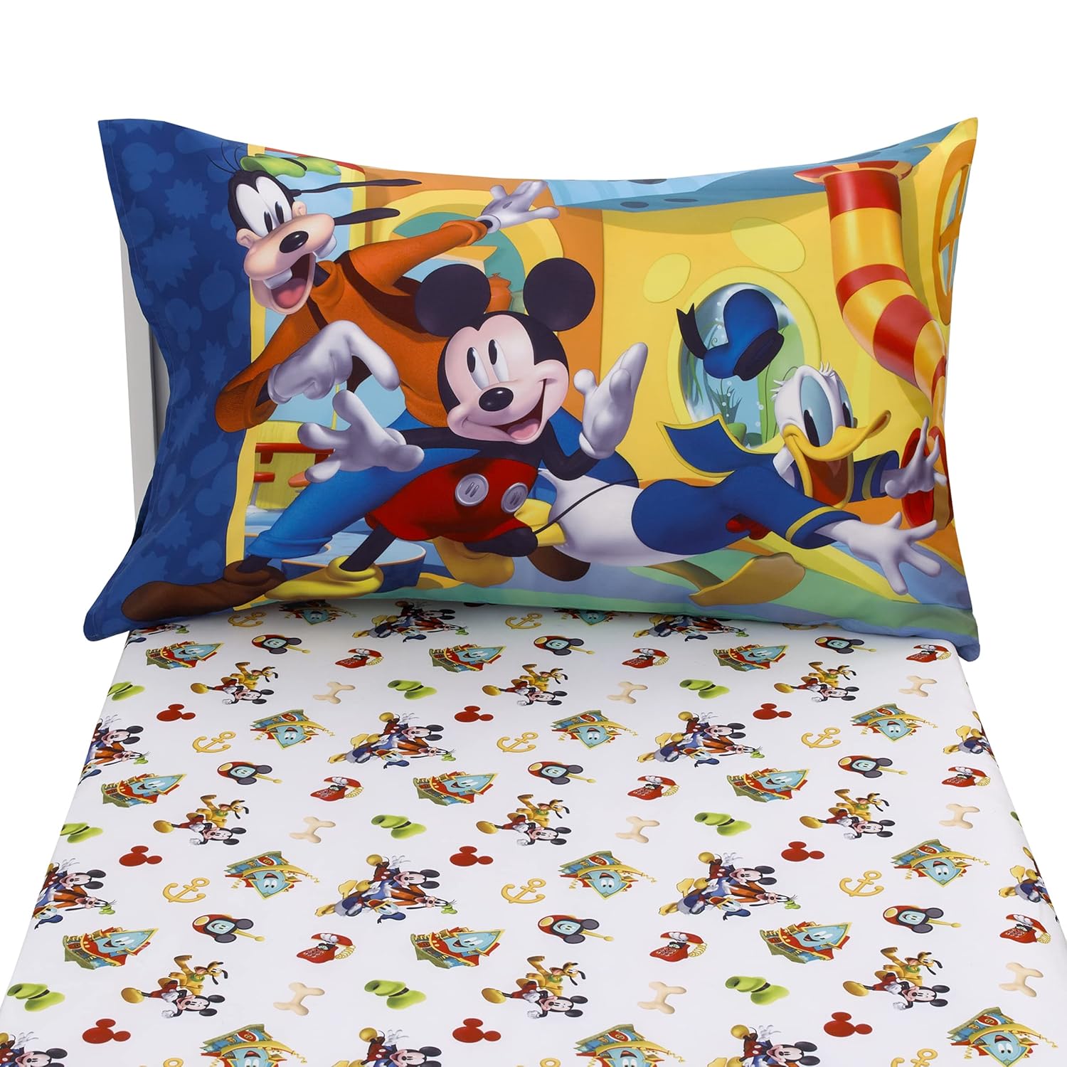 NoJo Disney Mickey Mouse Funhouse Sheet Set