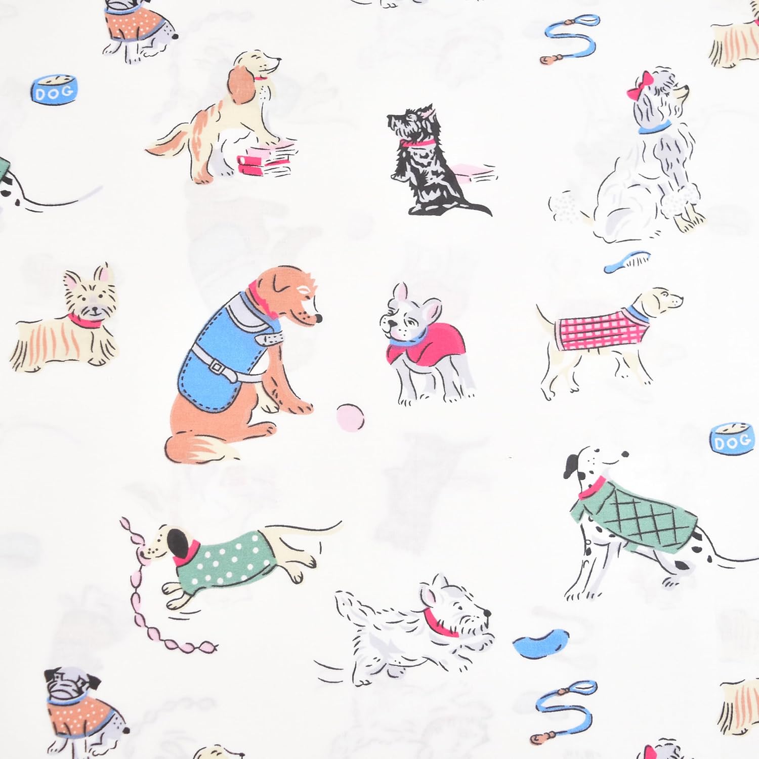 Scientific Sleep 3-Piece Cotton Bed Sheet Set for Kids and Dogs