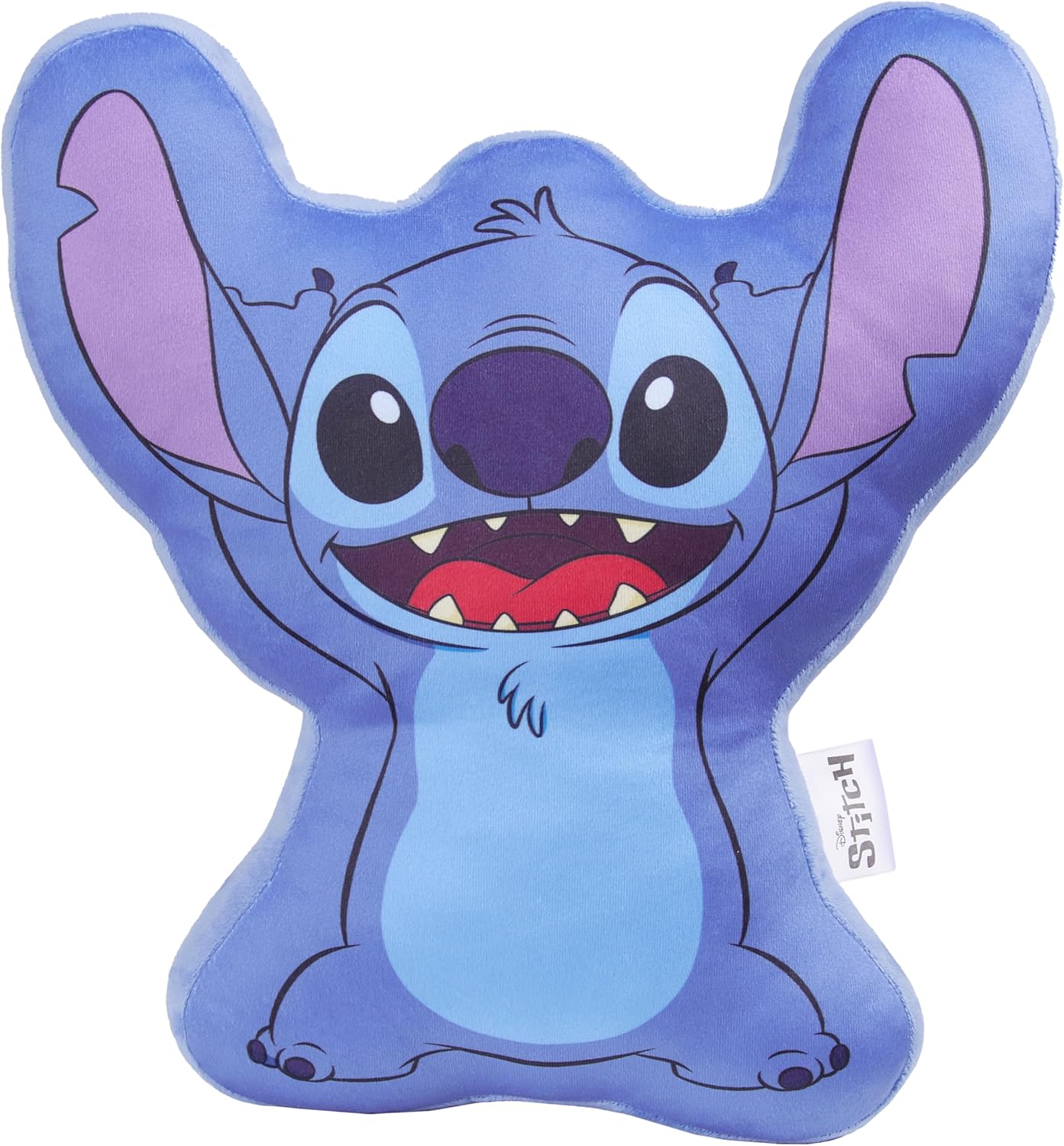 Disney 3D Plush Pillow - Blue Stitch Kids Bed Decor