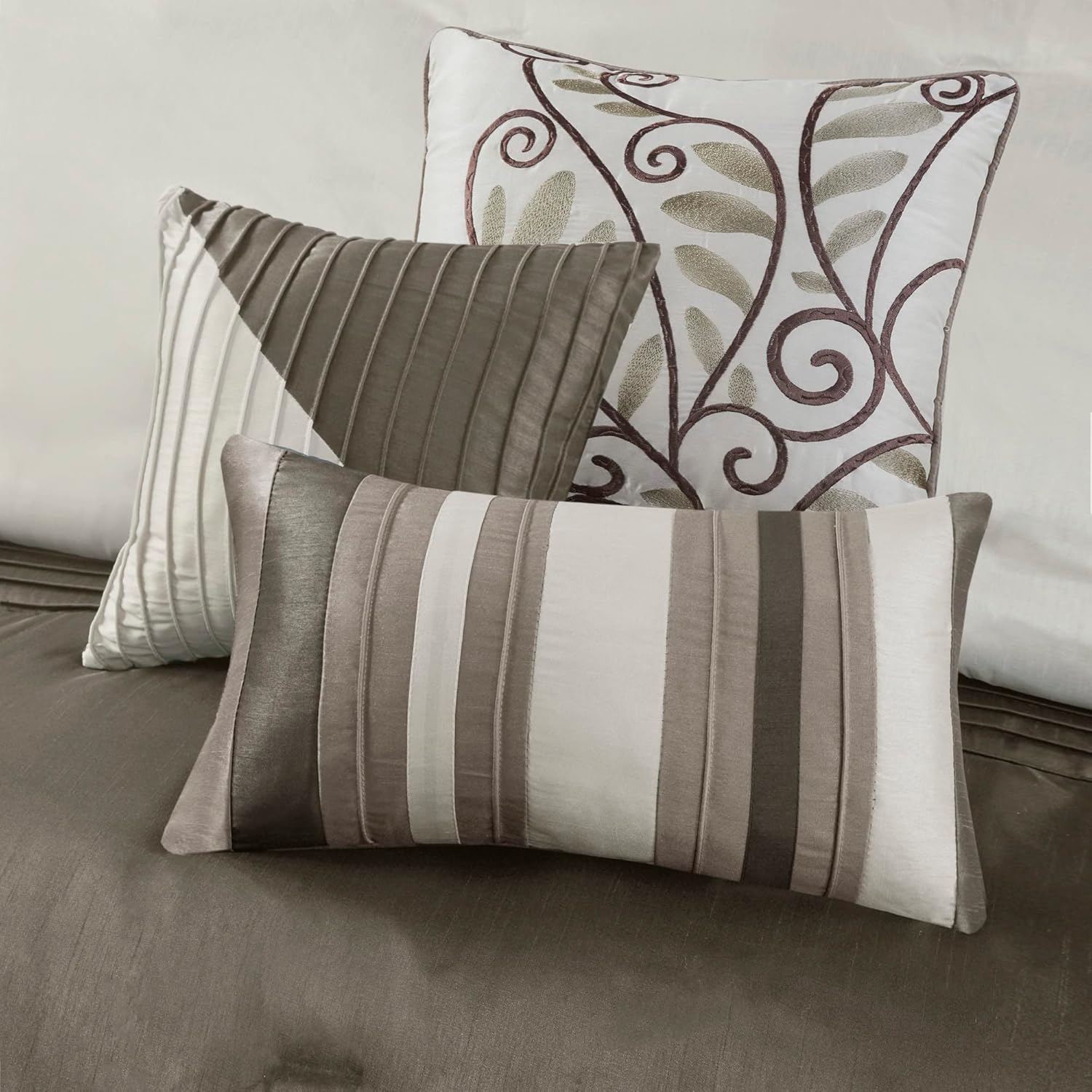 Madison Park Amherst Faux Silk 7-Piece Comforter Set