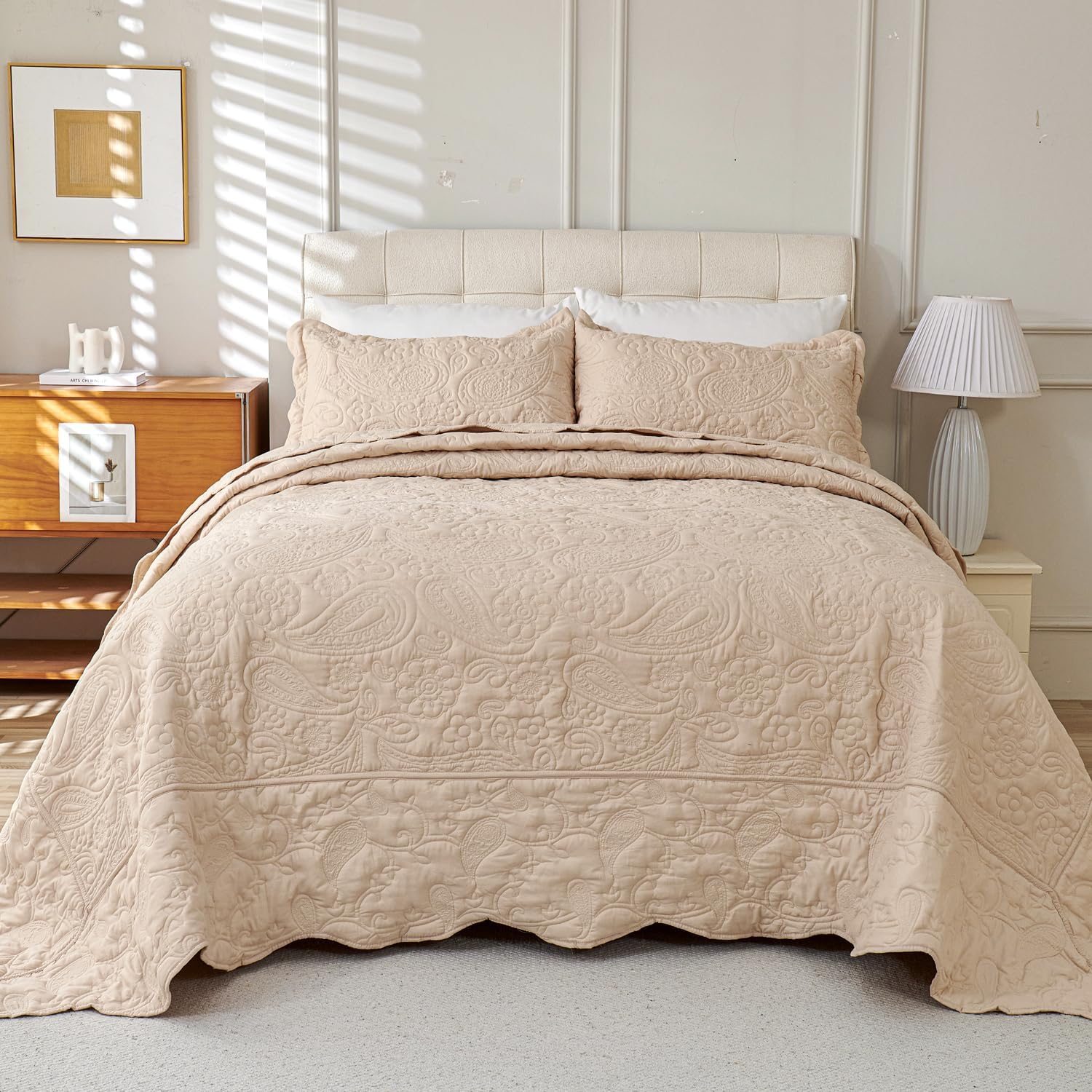 EVENHUG Lightweight Reversible Quilt Set 3 Piece 1