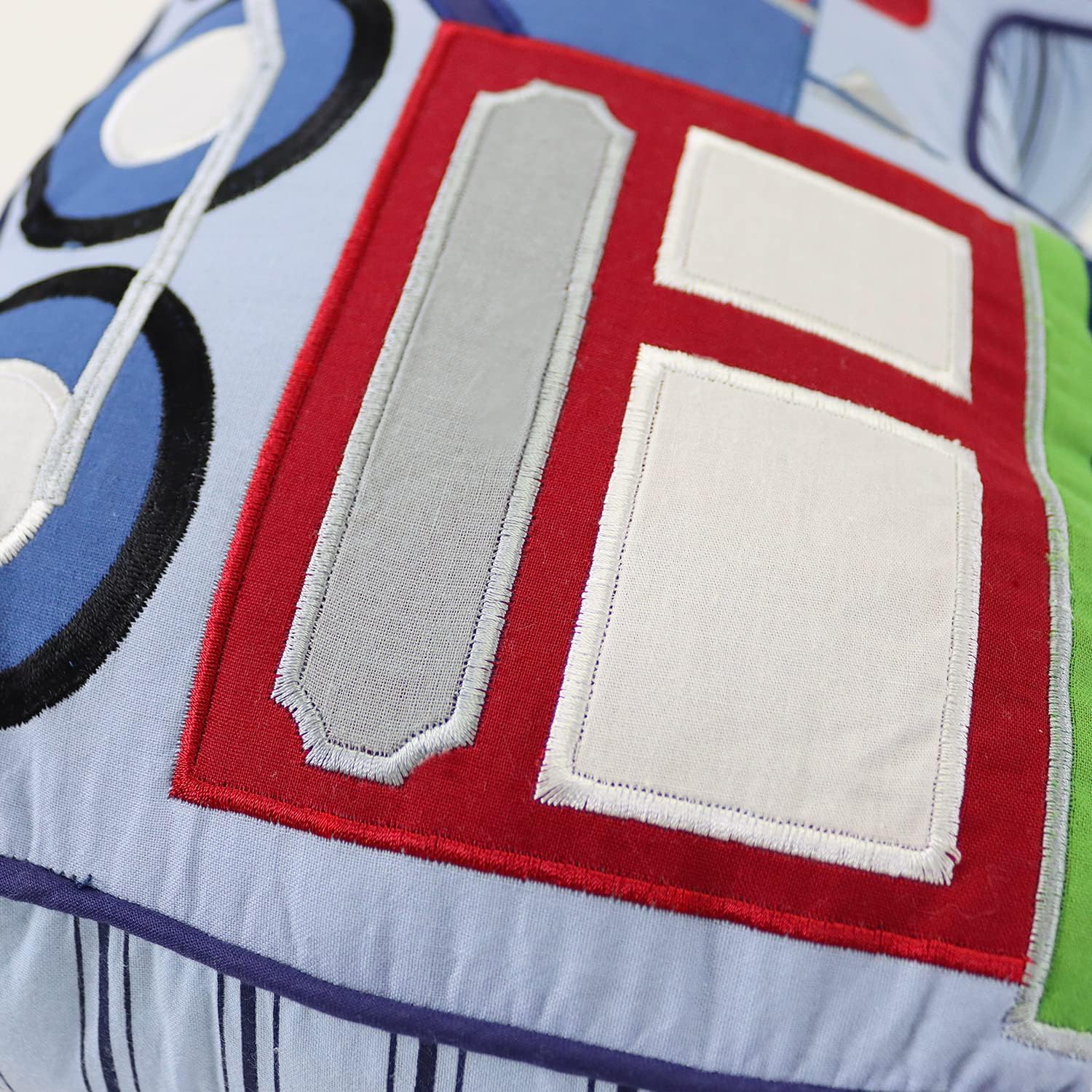 Brandream Train Shaped Throw Pillow for Kids Boys Bedroom