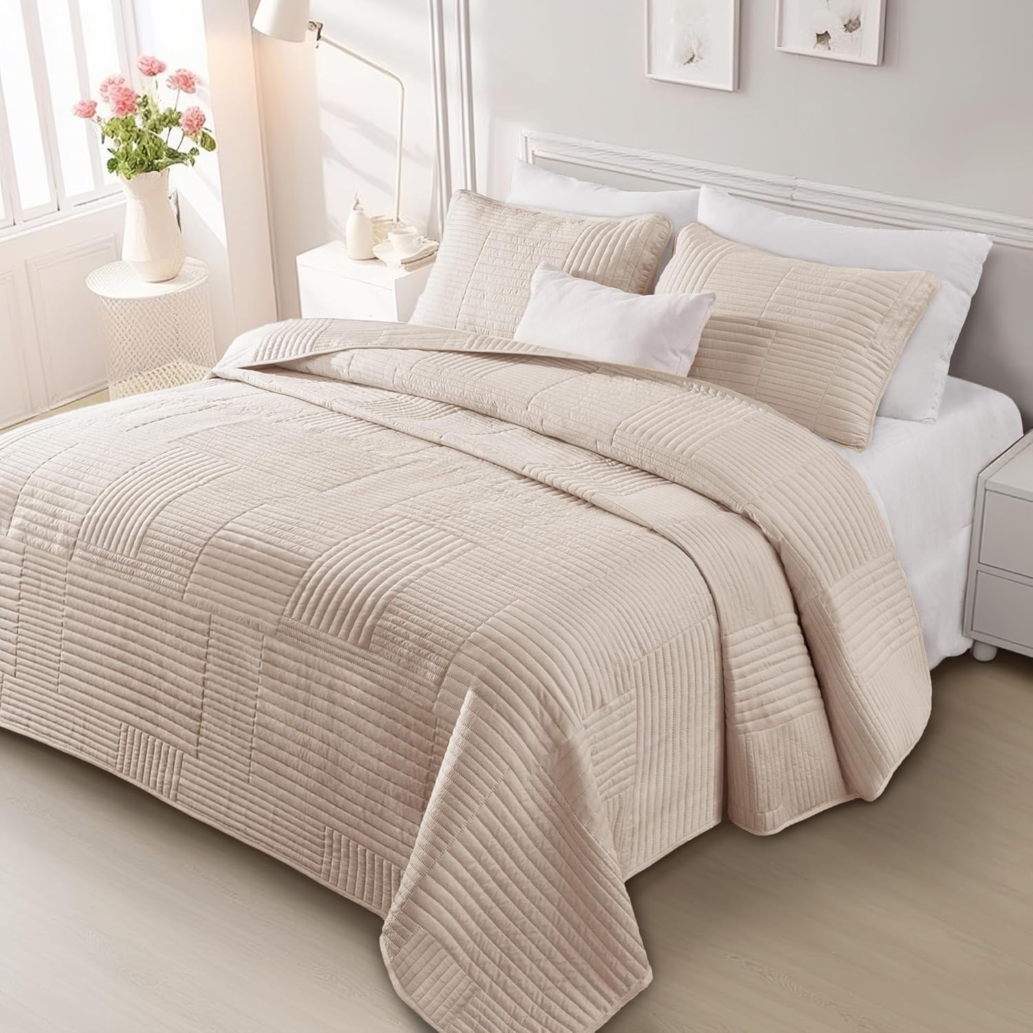 Whale Flotilla Ultra Soft Twin Quilt Set 2 Piece