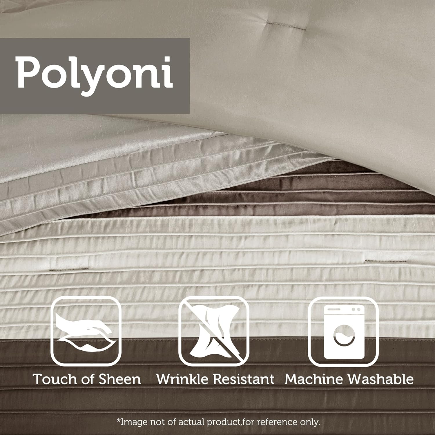 Madison Park Amherst Faux Silk 7-Piece Comforter Set