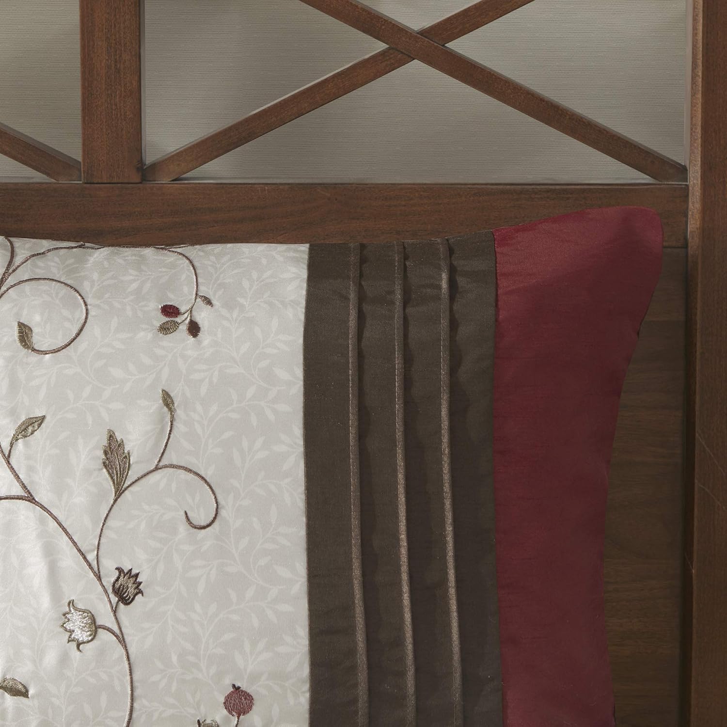 Madison Park Serene Faux Silk 7-Piece Comforter Set