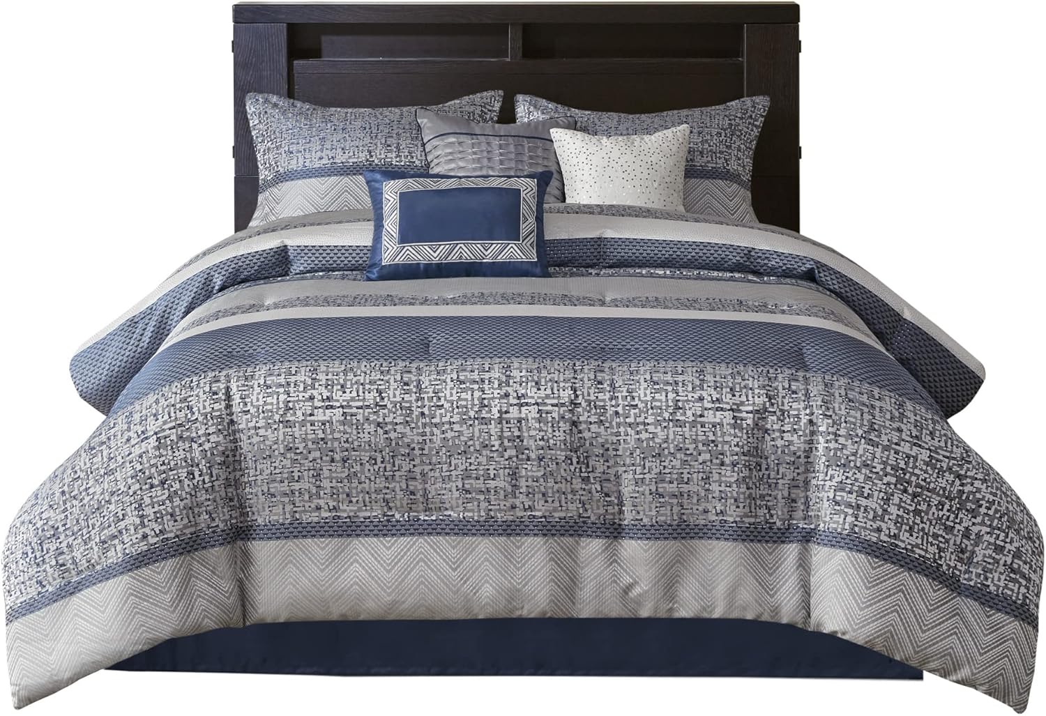 Madison Park Luxury Comforter Set with Decorative Pillows